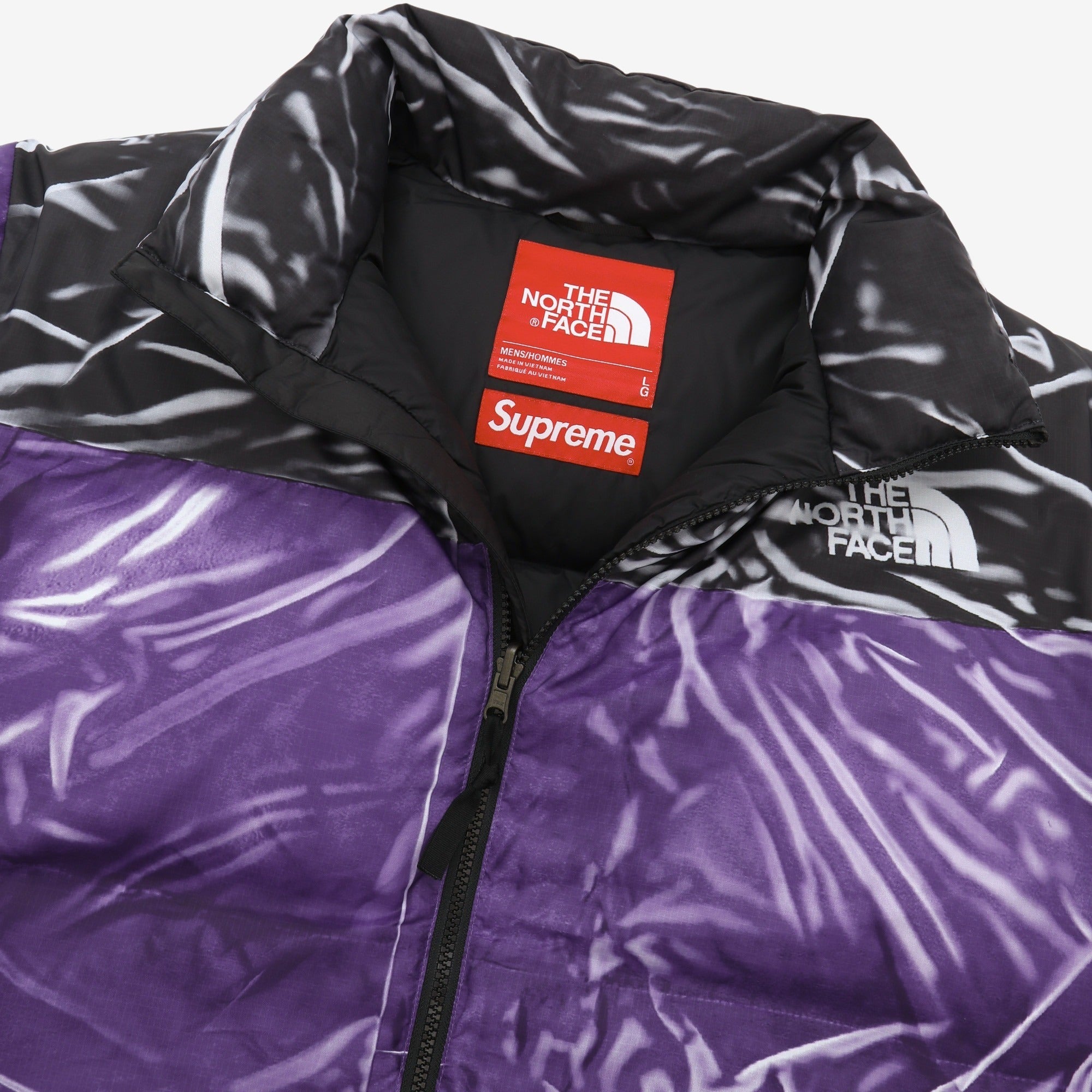 Supreme Printed Nuptse Trompe L'oeil Jacket