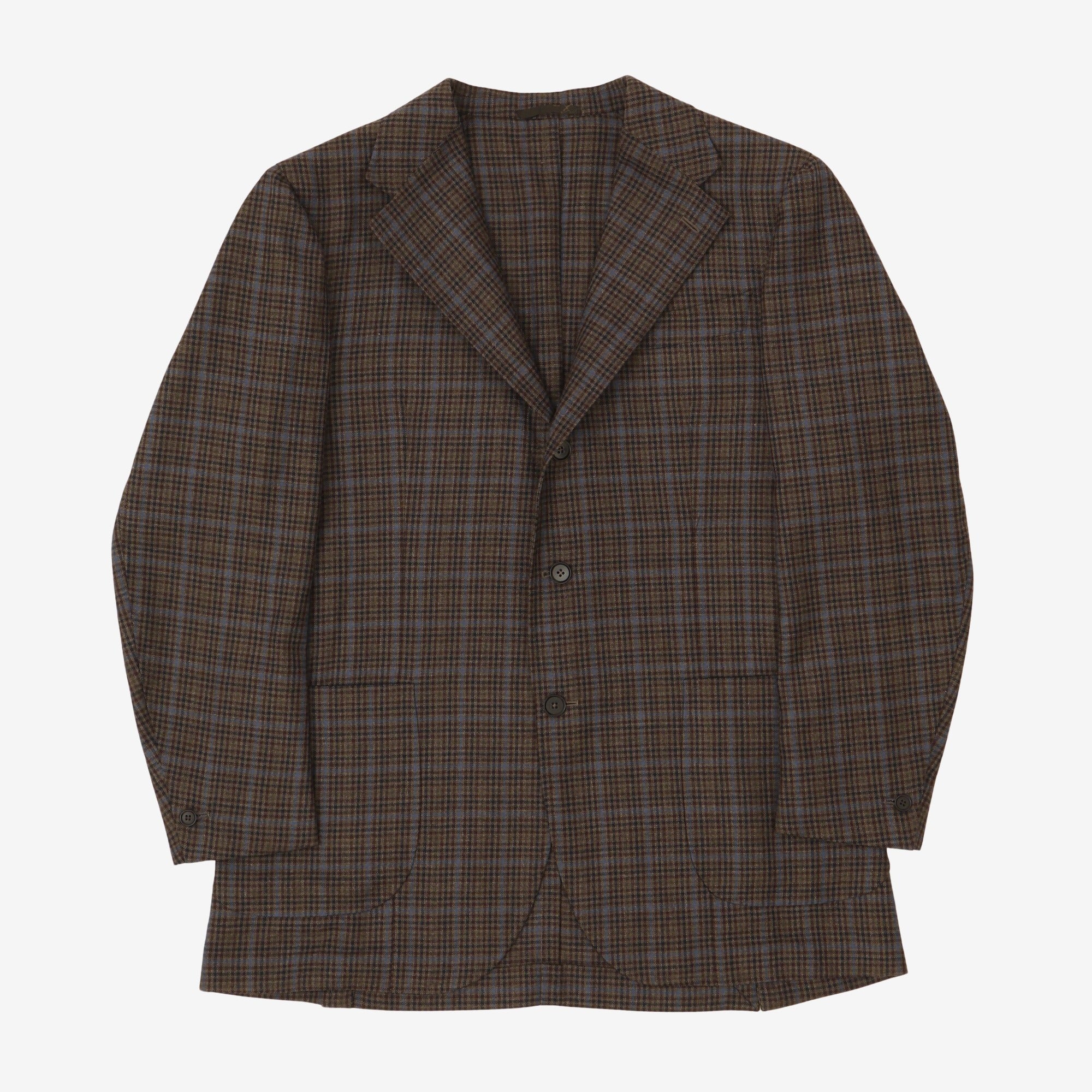 Wool Check Blazer