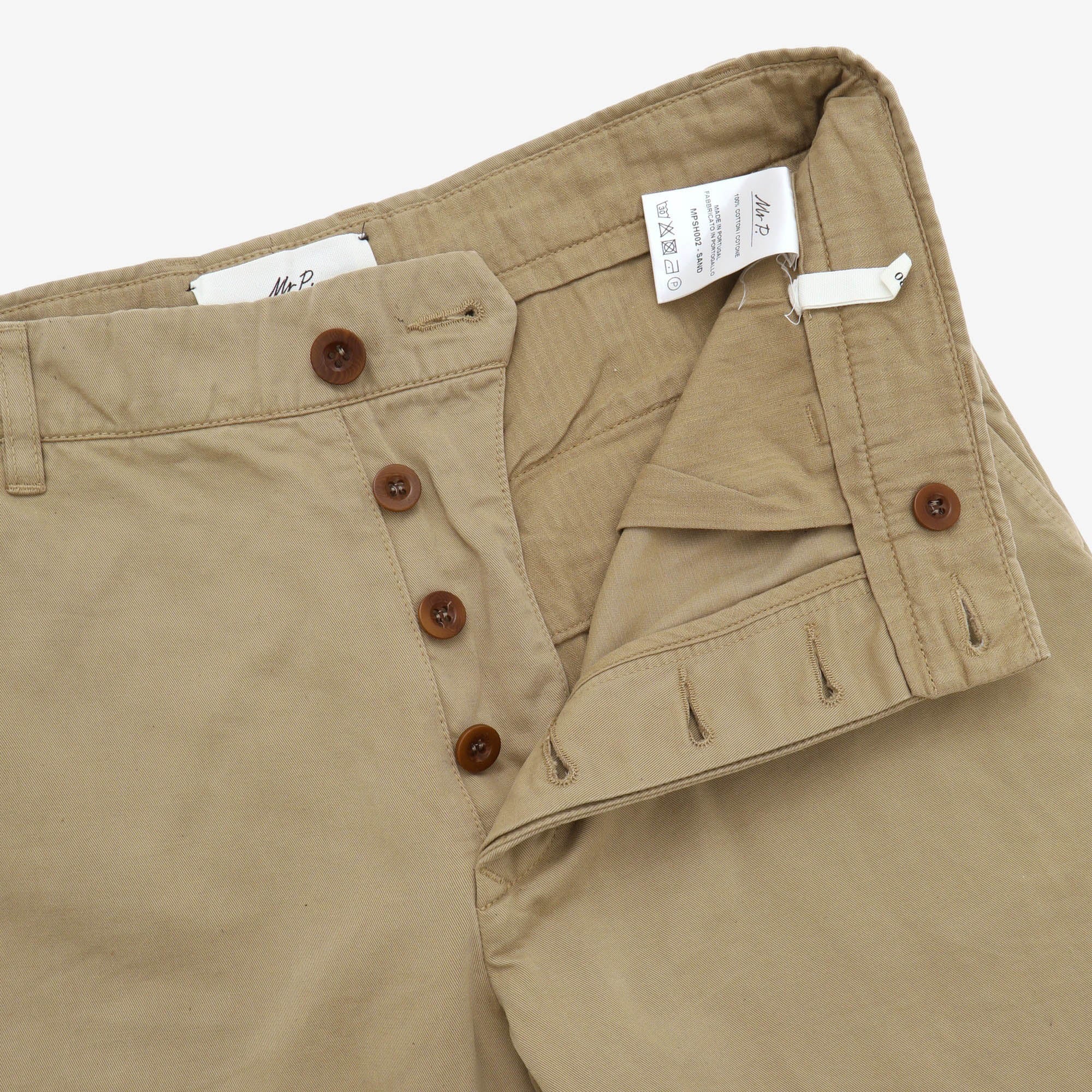 Cotton Twill Bermuda Shorts