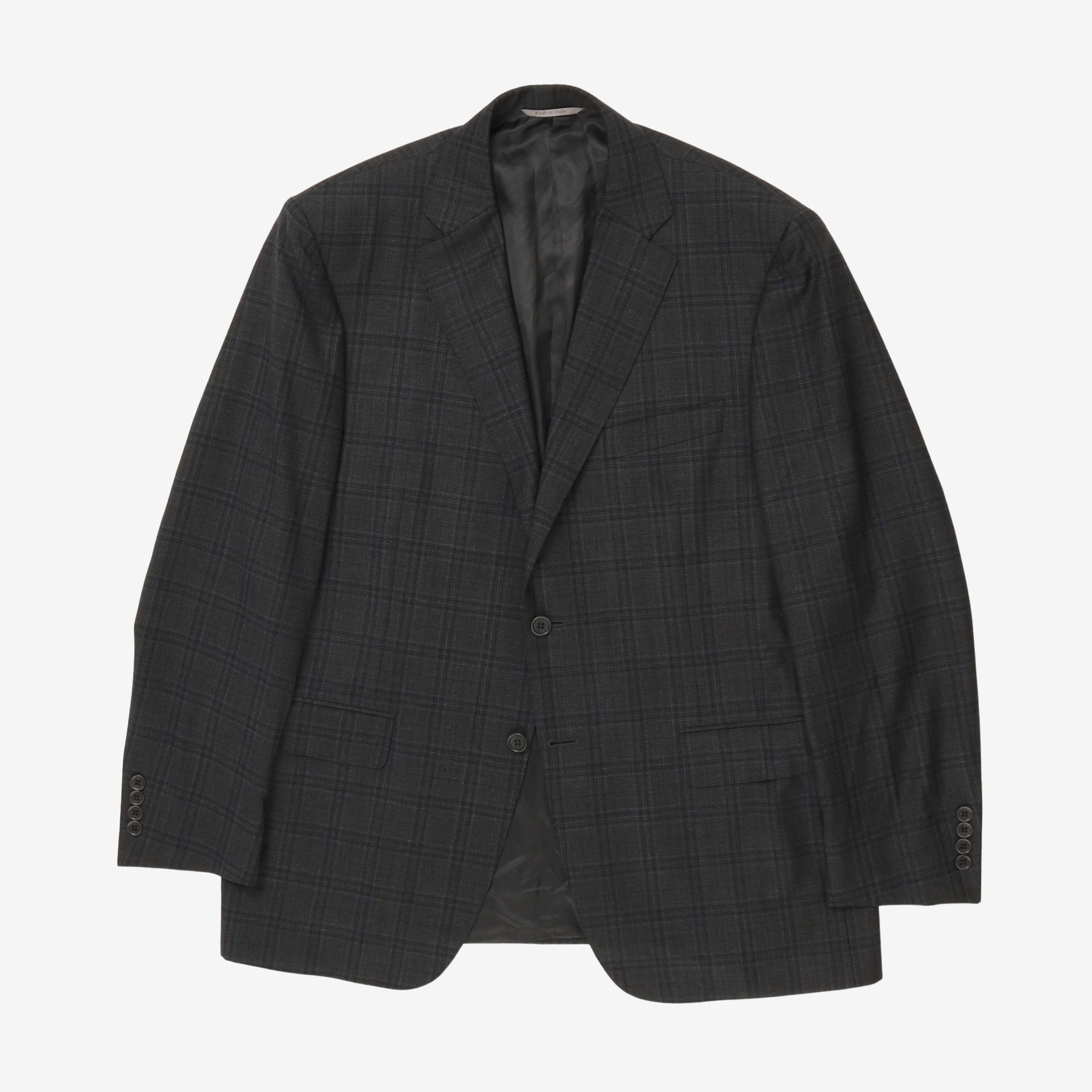 Wool Check Blazer