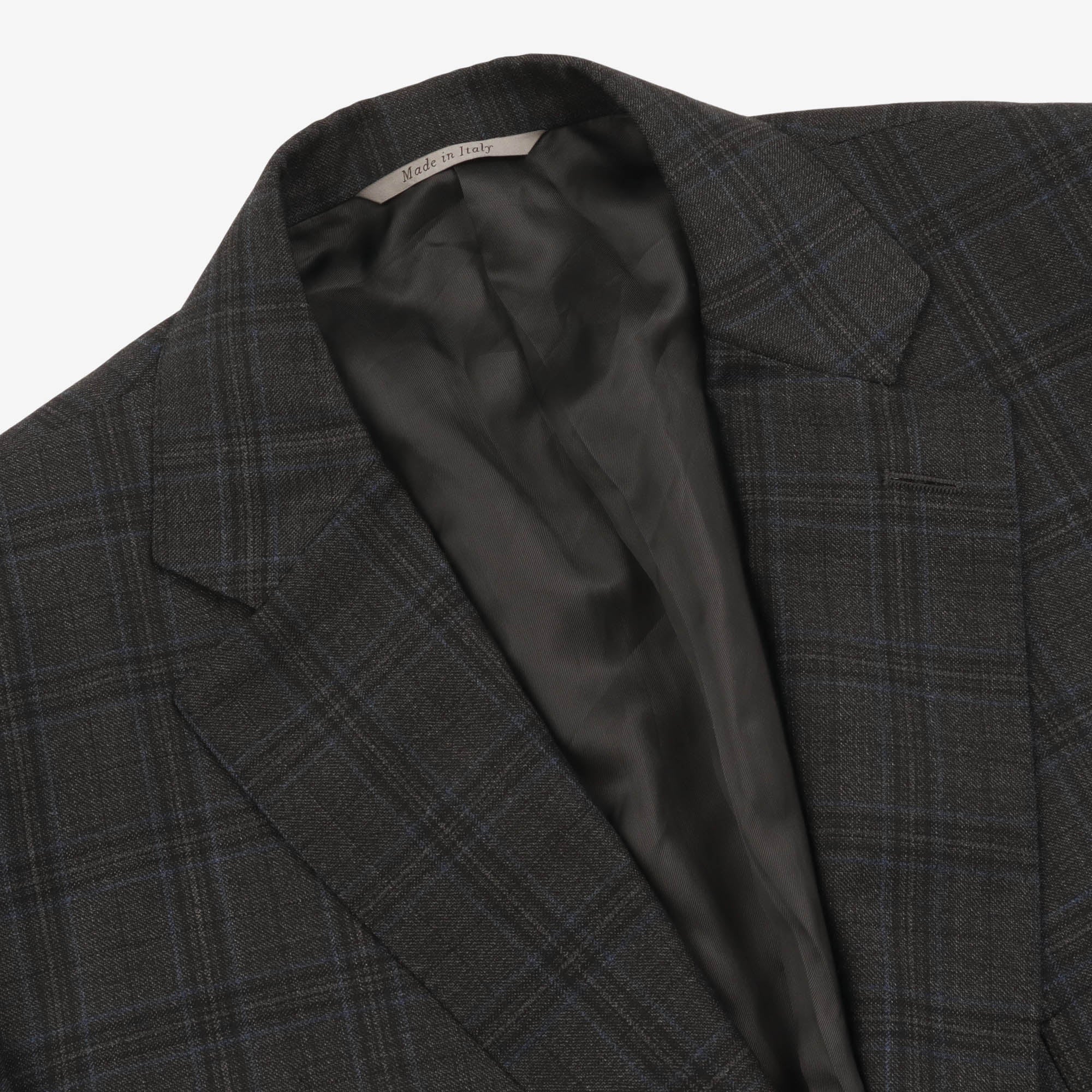 Wool Check Blazer
