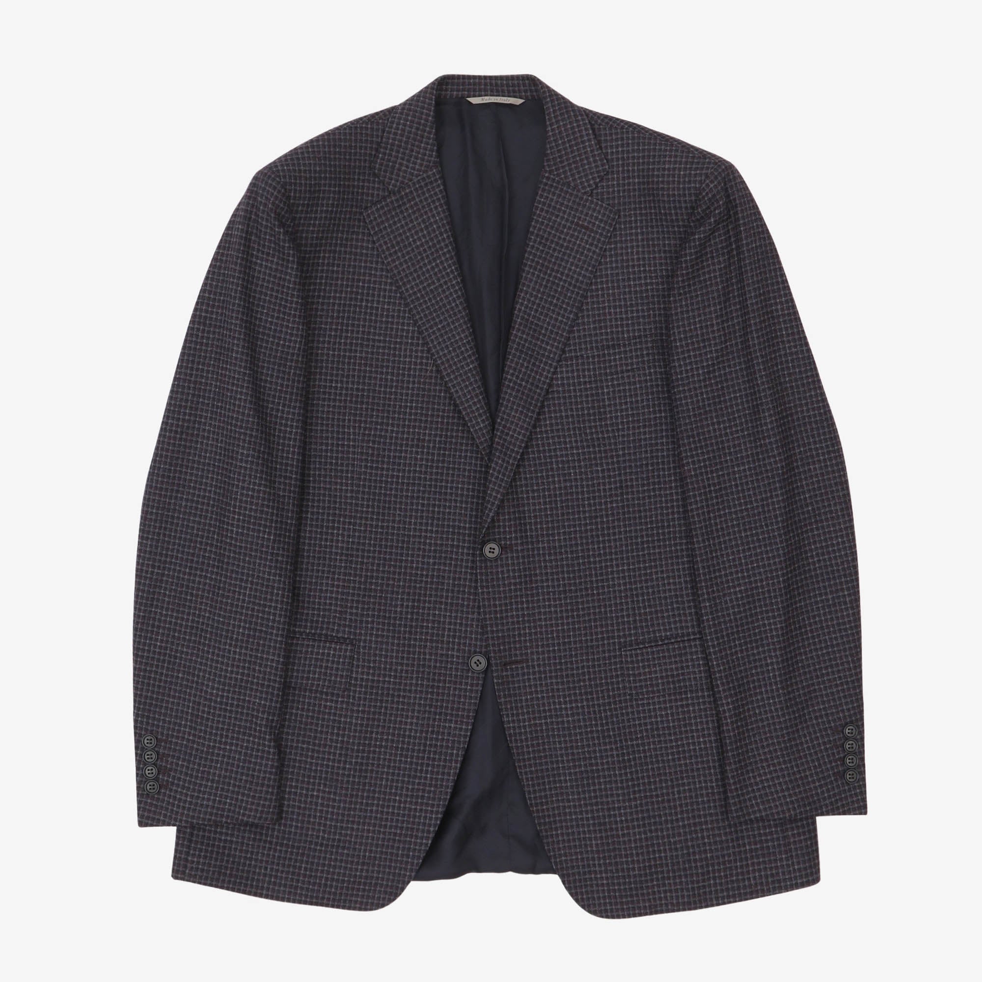 Wool Check Blazer