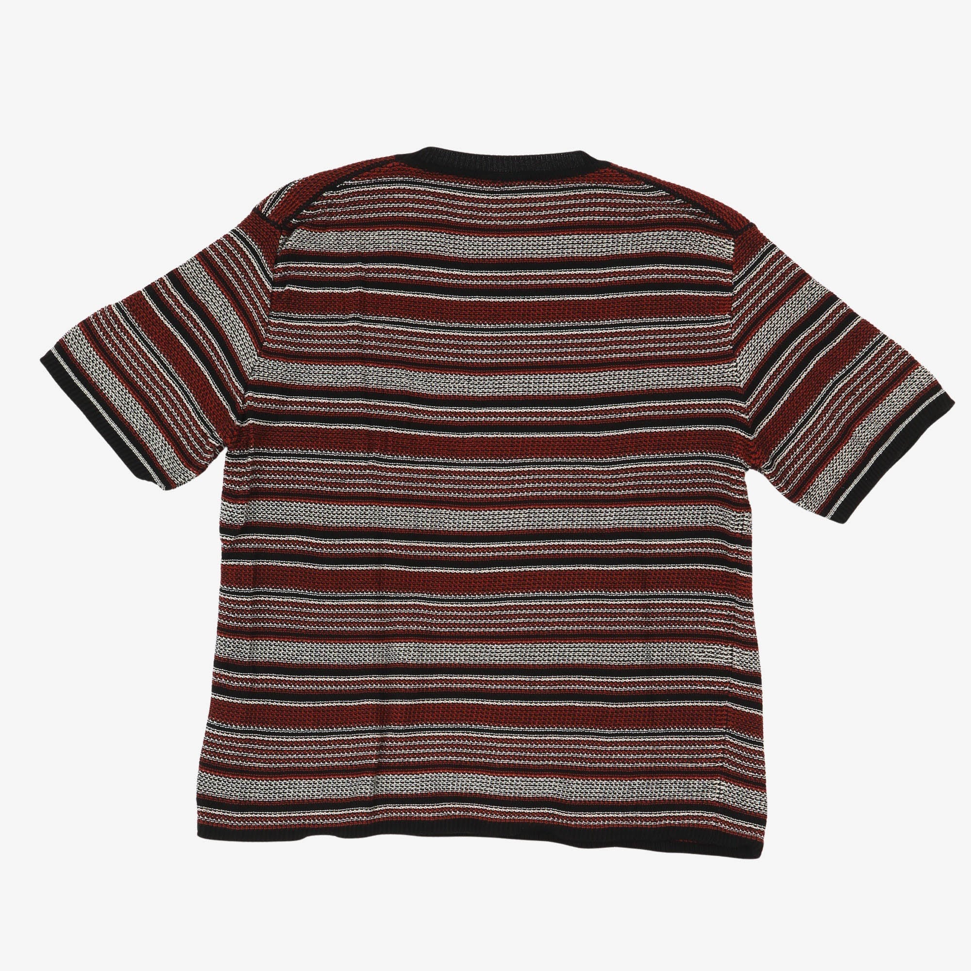 Striped Crochet Knit Tee