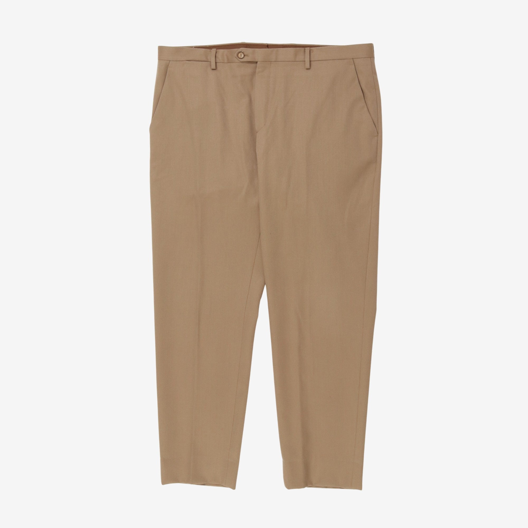 Twill Wool Trousers