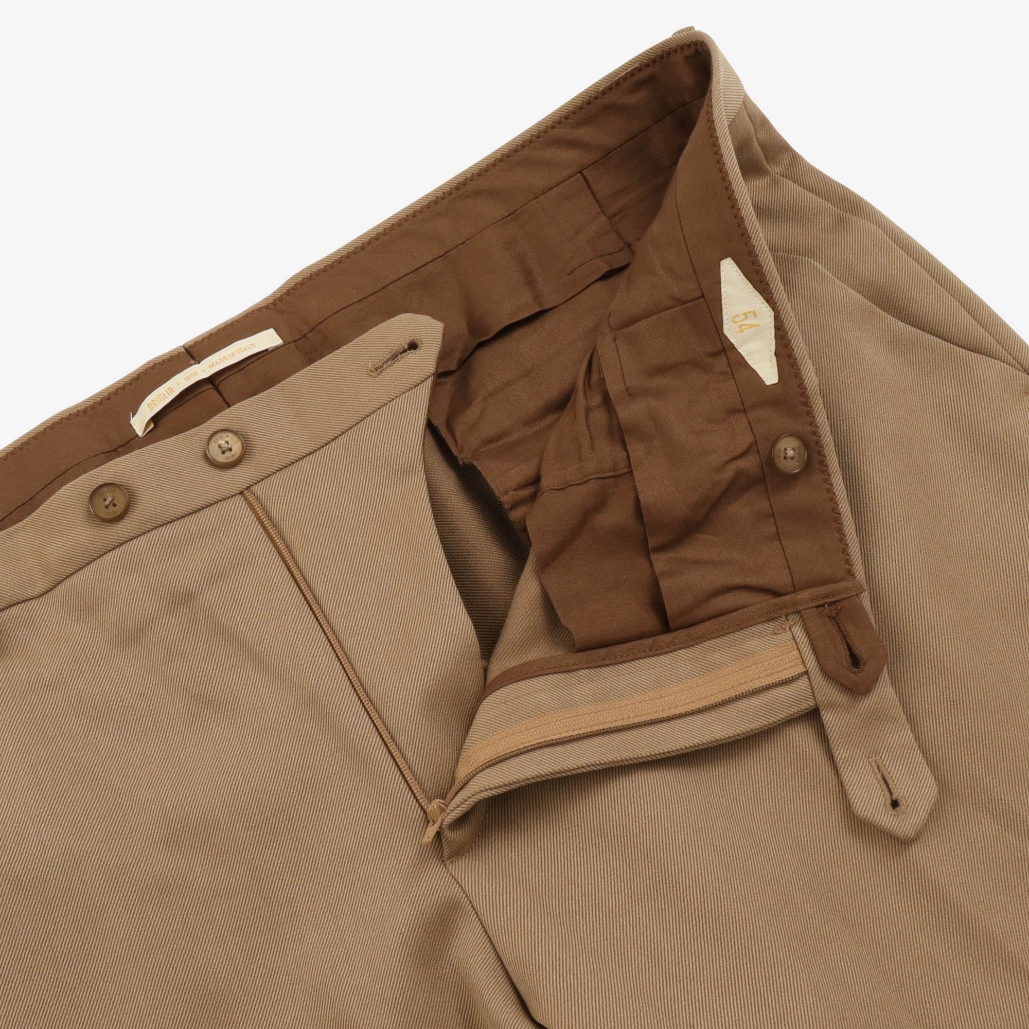 Twill Wool Trousers