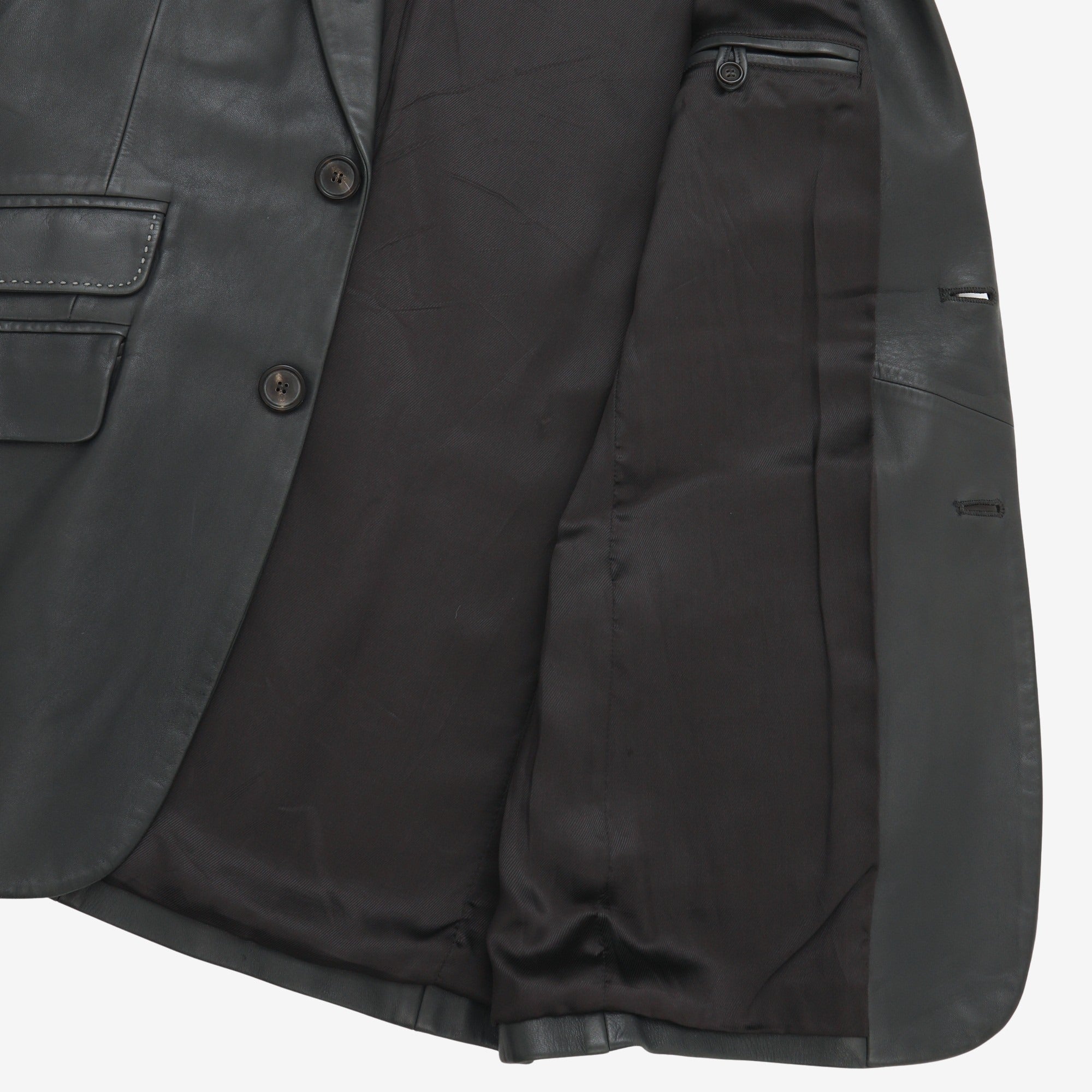 Vintage Leather Driving Jacket