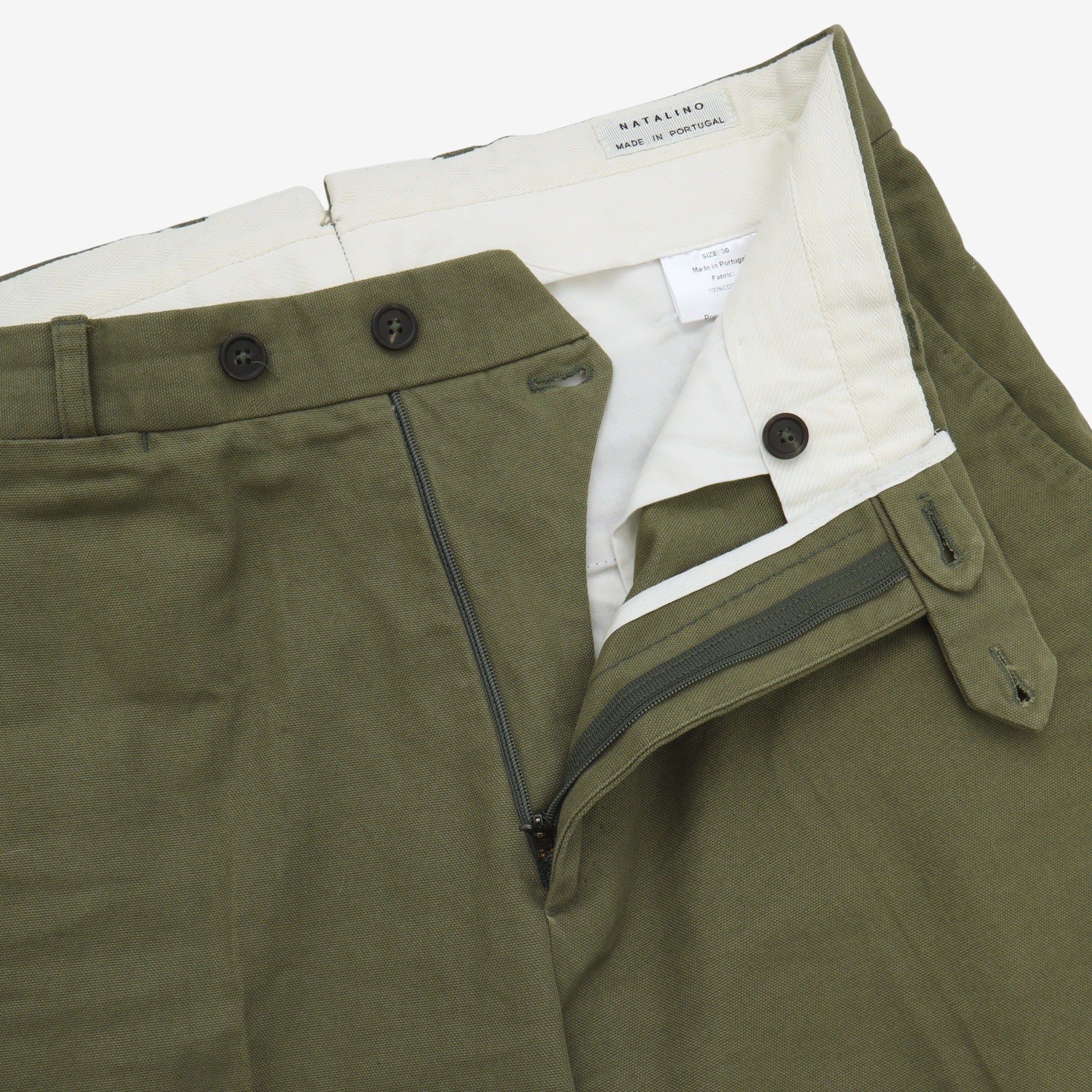Flat Front Trousers