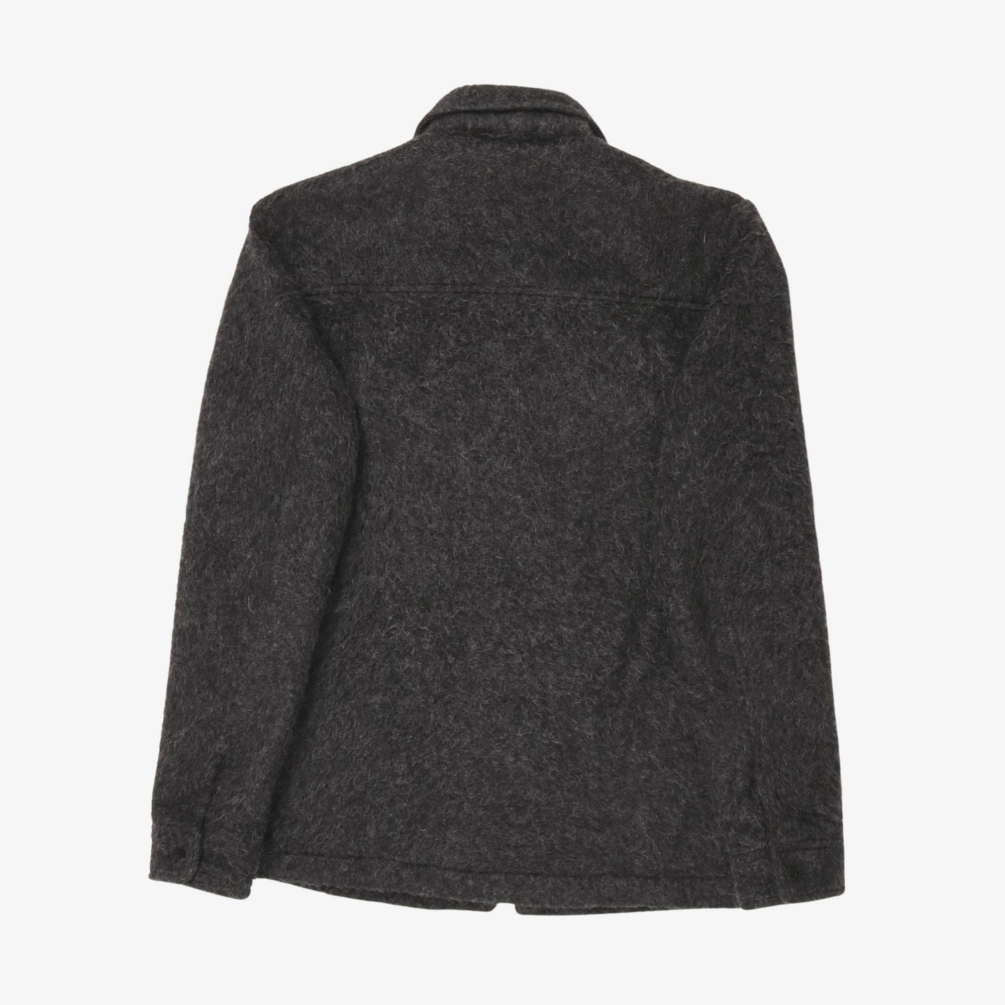 Wool Mohair Zip Jacket