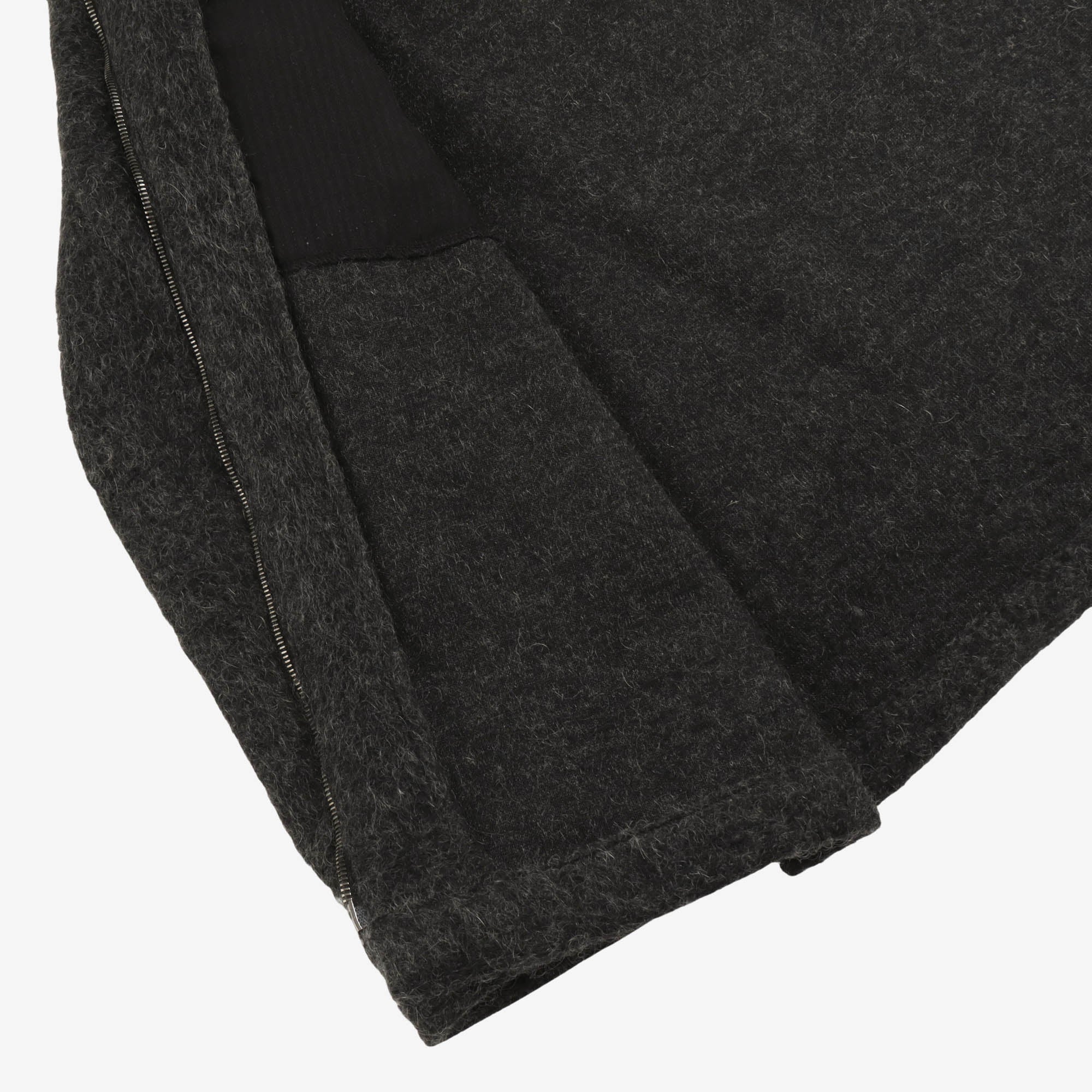 Wool Mohair Zip Jacket