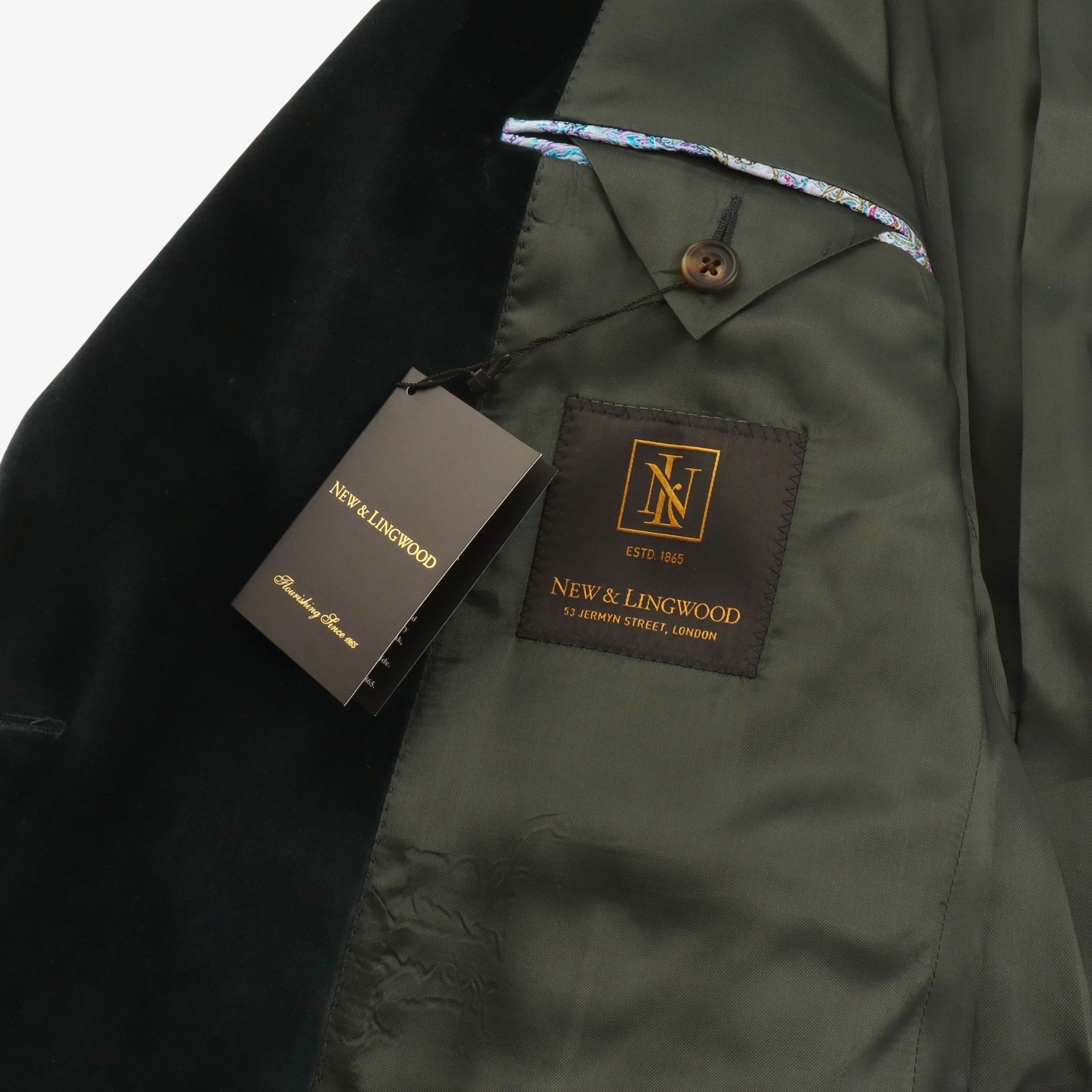 Velvet Peak Lapel Jacket