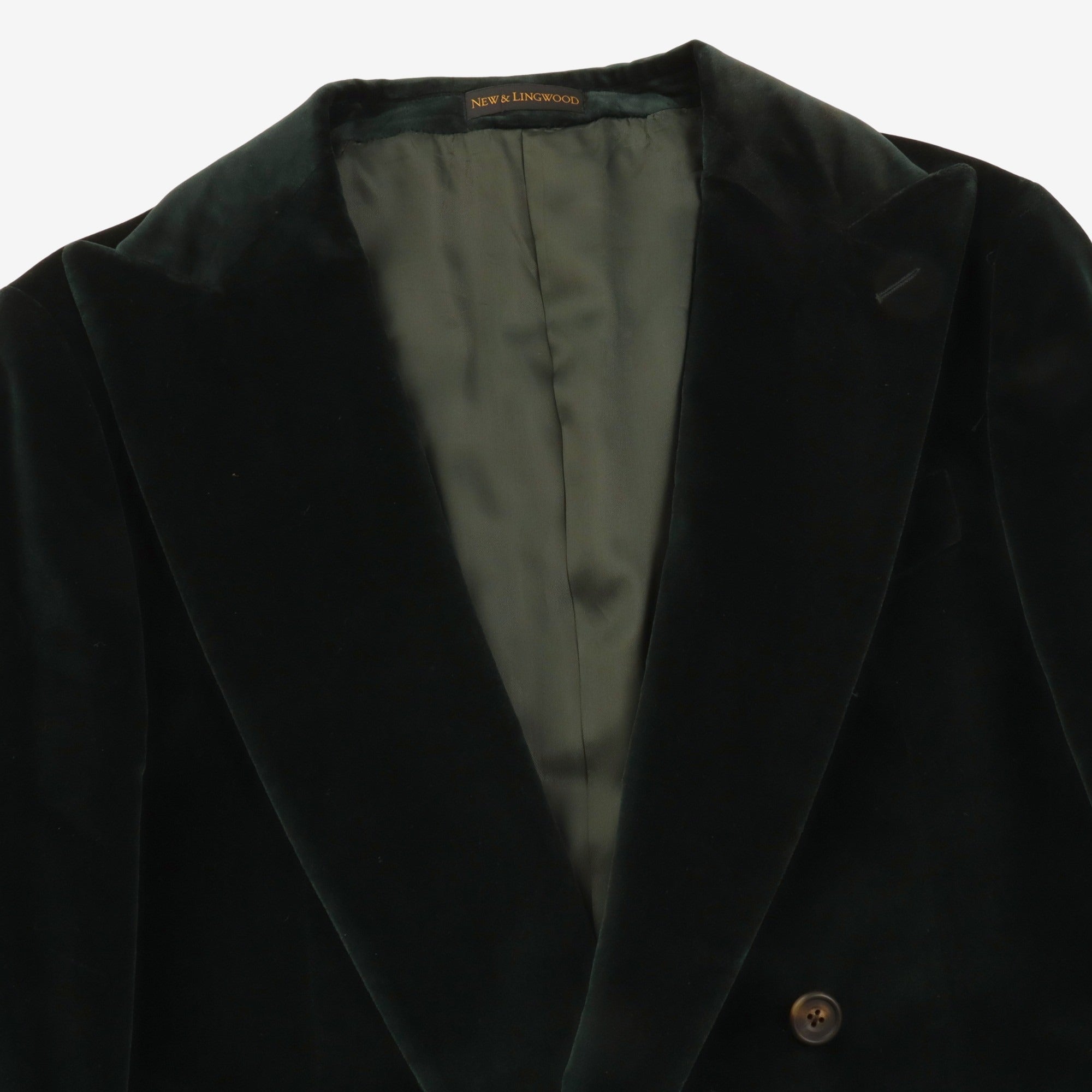 Velvet Peak Lapel Jacket