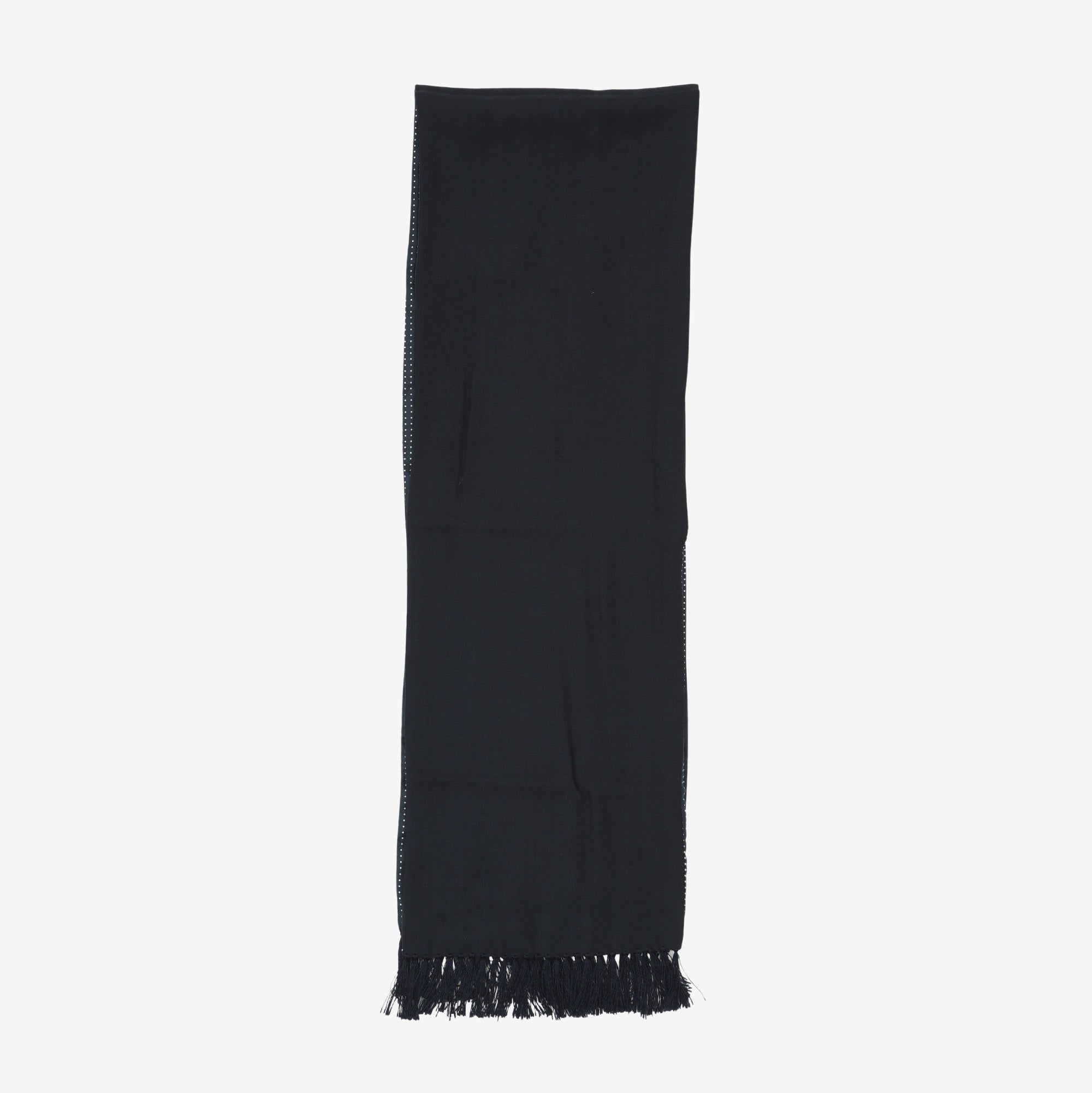 Silk Wool Tassel Scarf