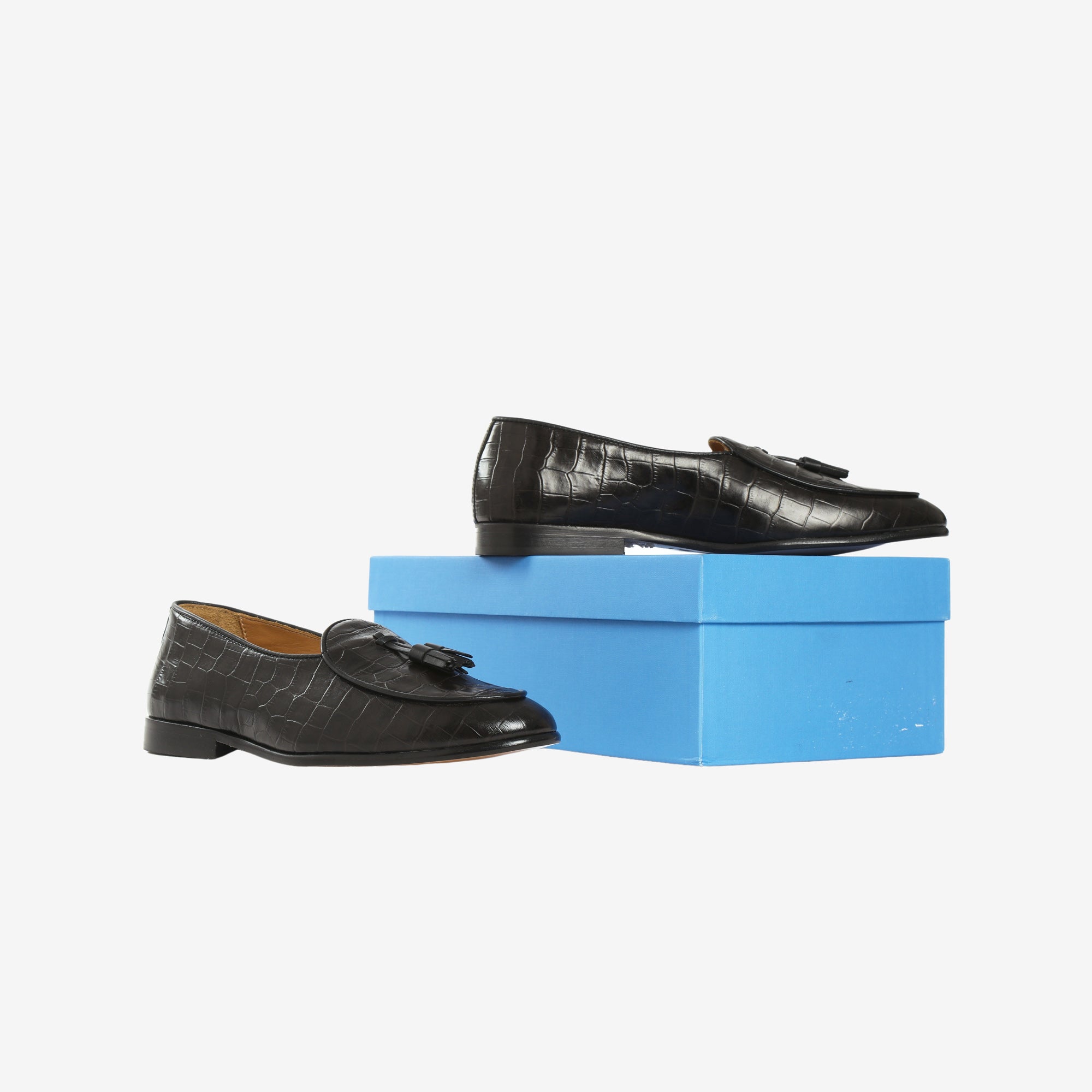 Croc Pattern Oskar Loafers