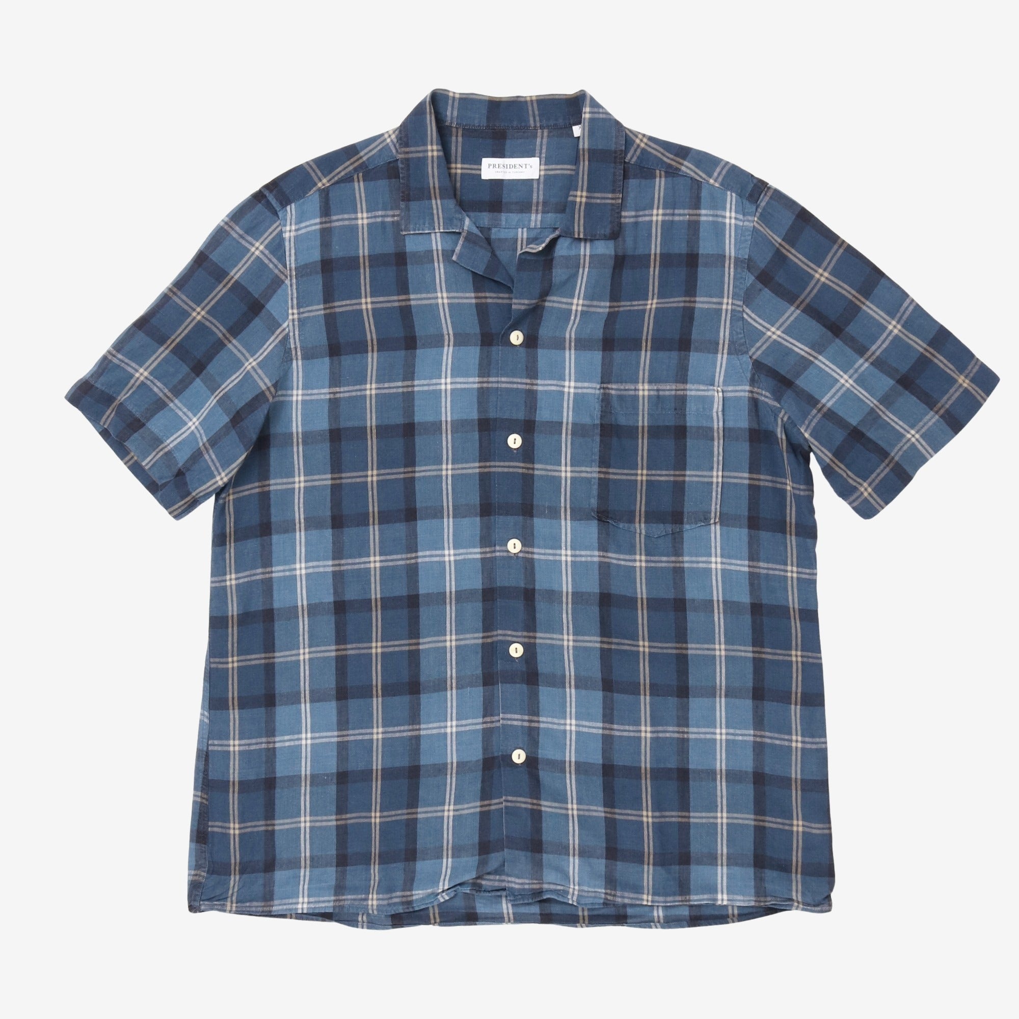 SS Linen Check Shirt