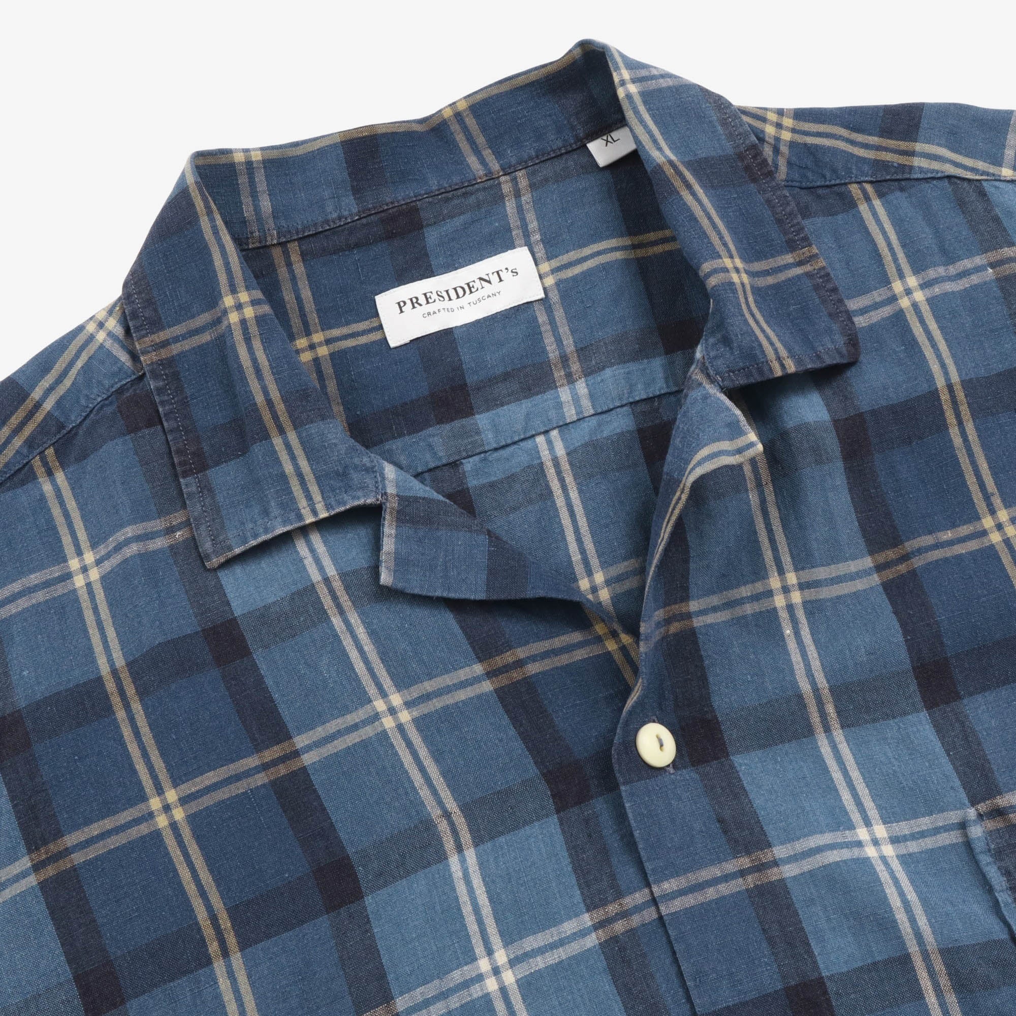 SS Linen Check Shirt