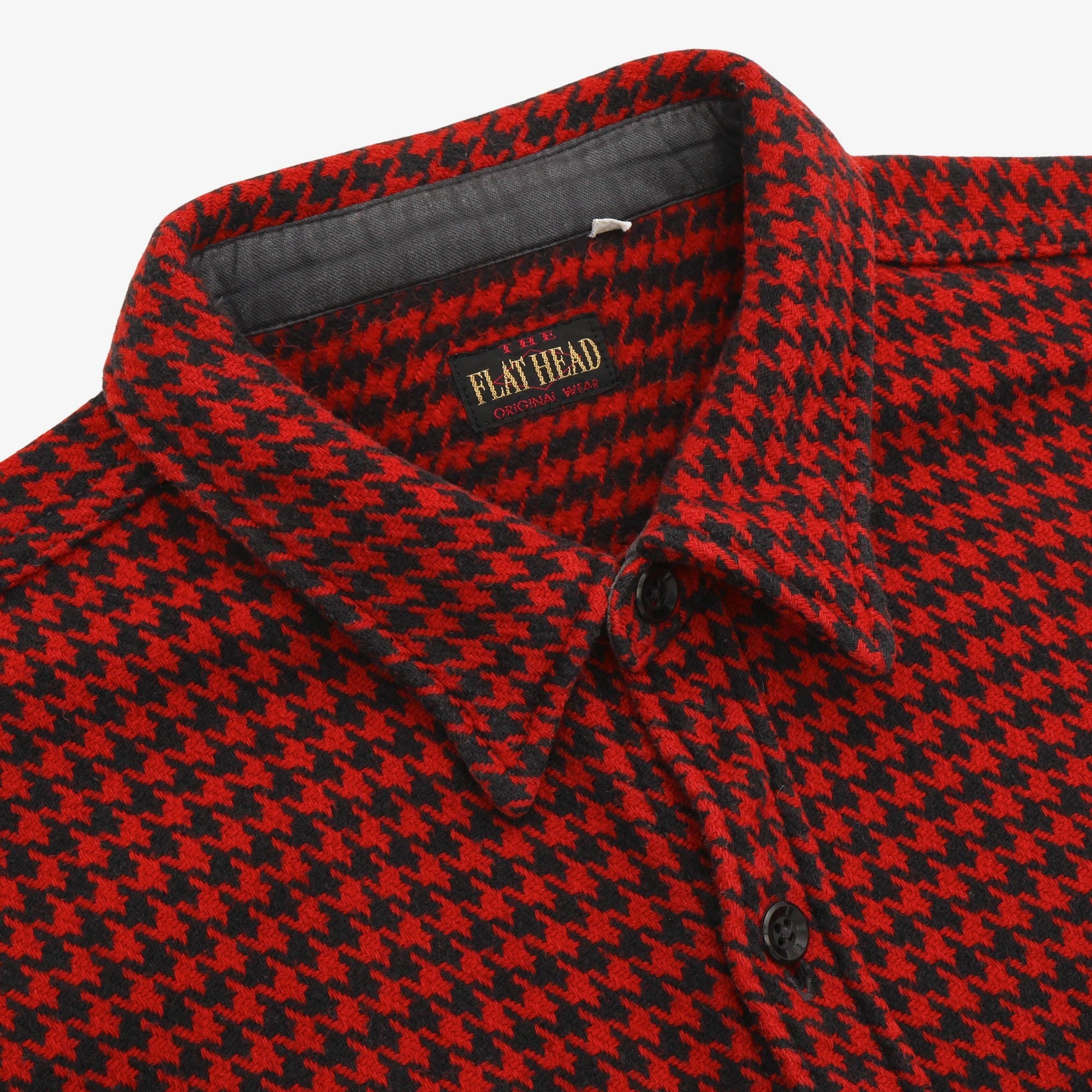 Houndstooth Flannel Work Shirt