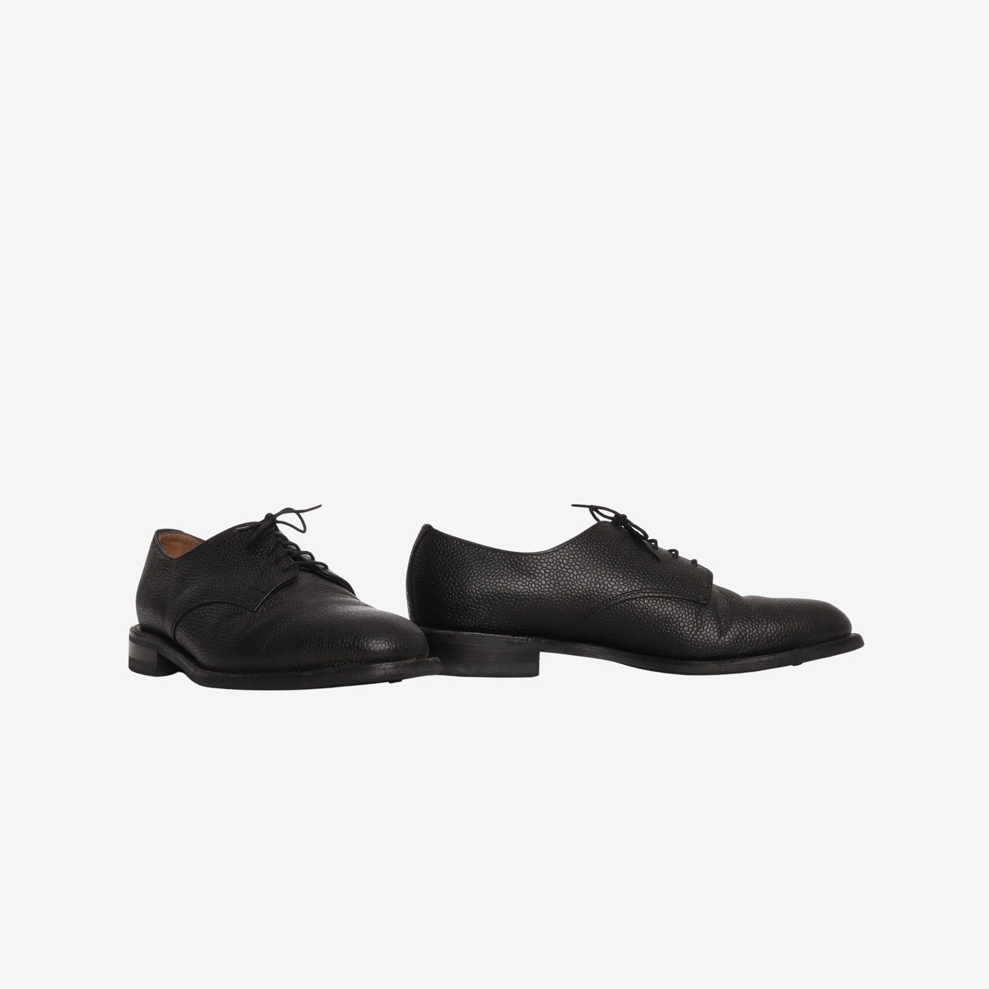 Grain Leather Oxford Shoes