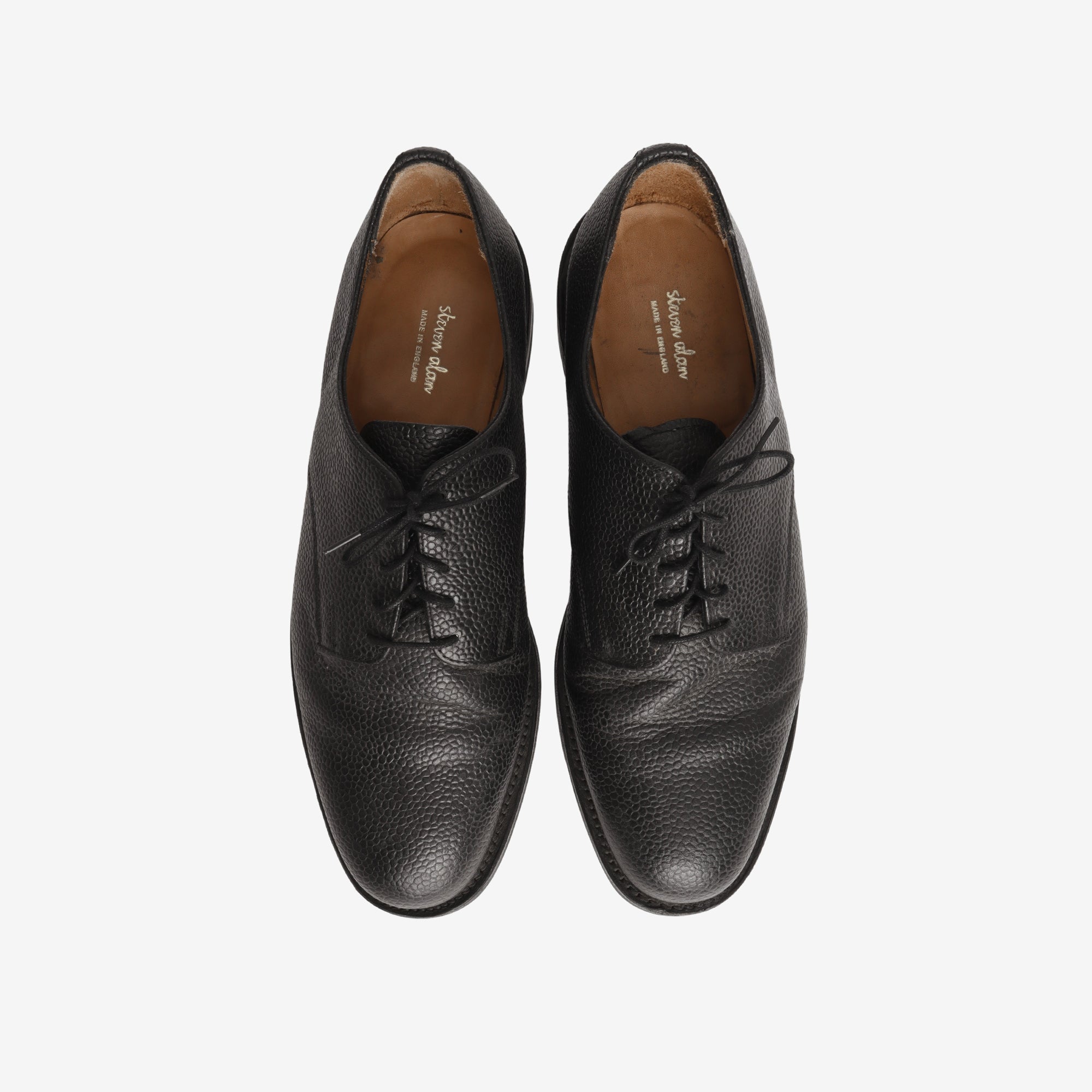 Grain Leather Oxford Shoes