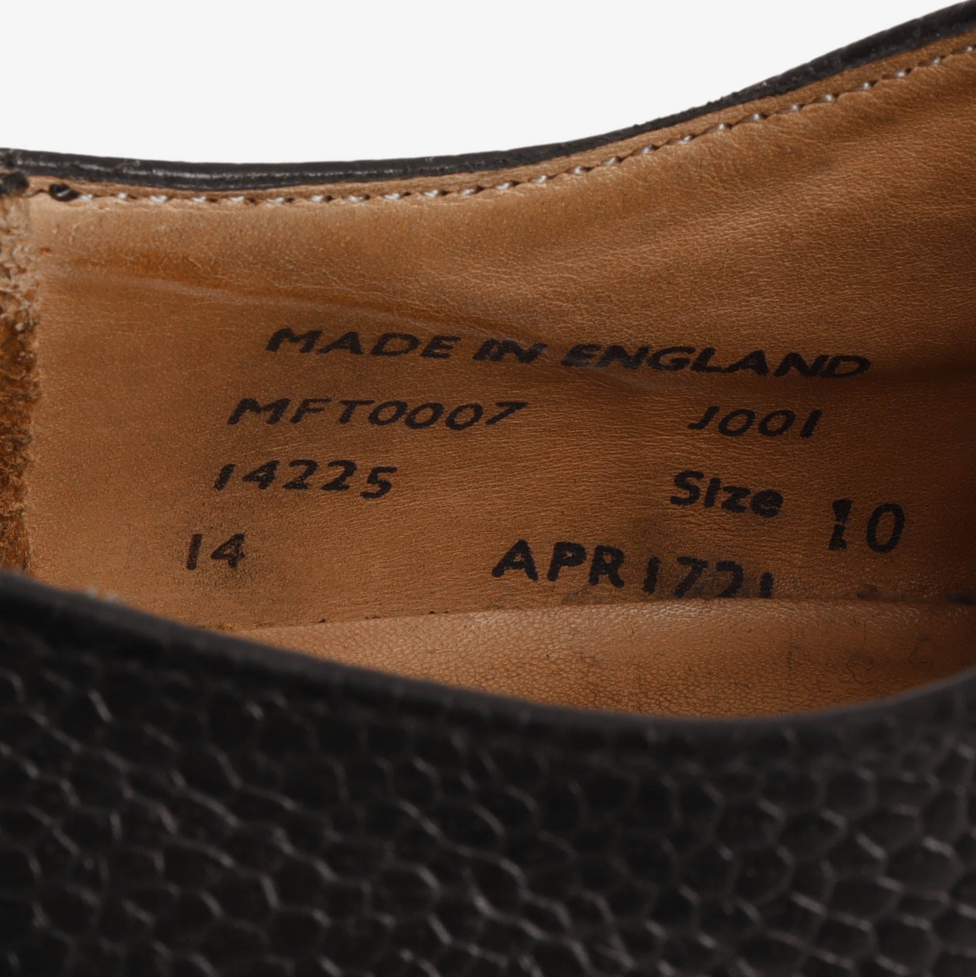 Grain Leather Oxford Shoes