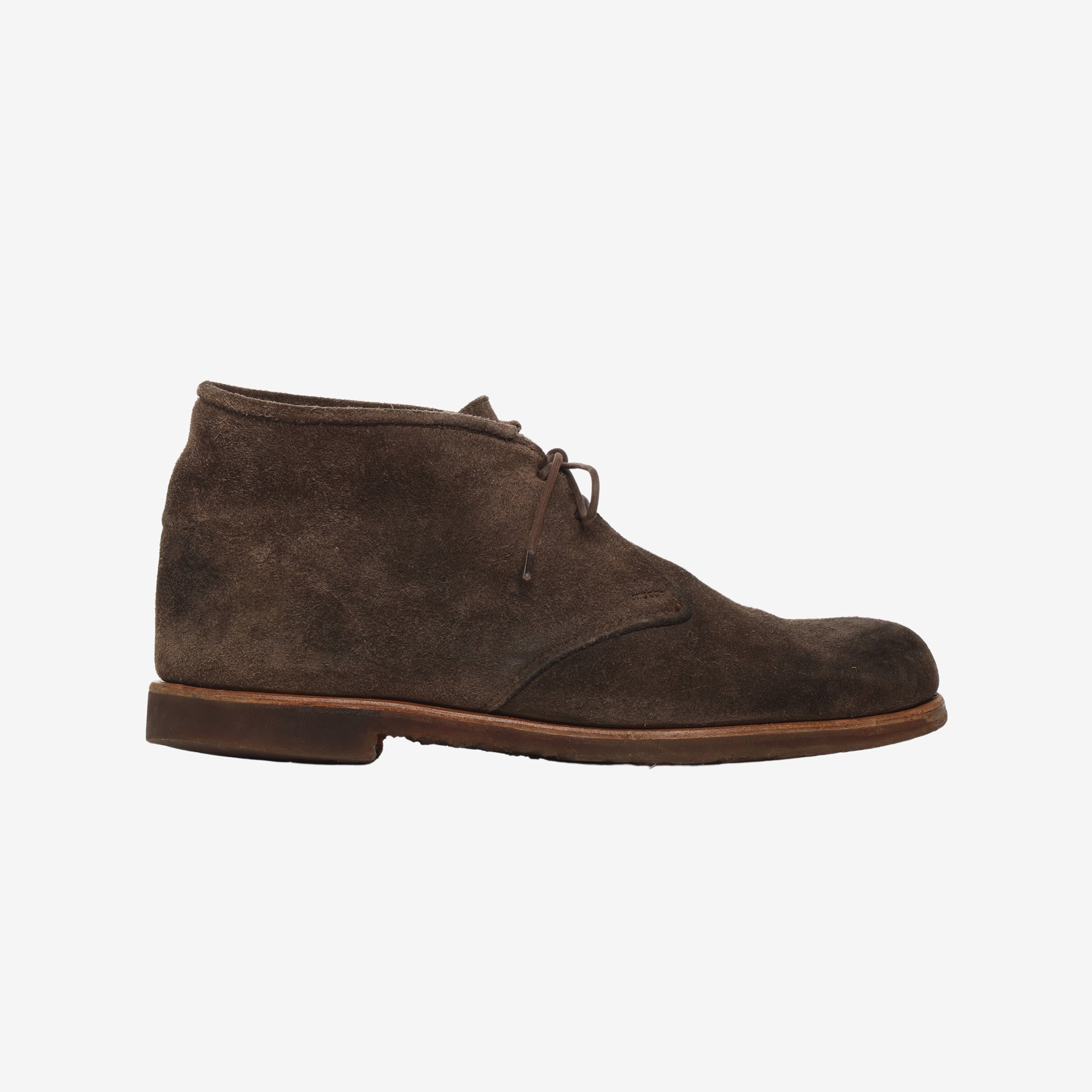 Suede Plain Toe Chukka Boots