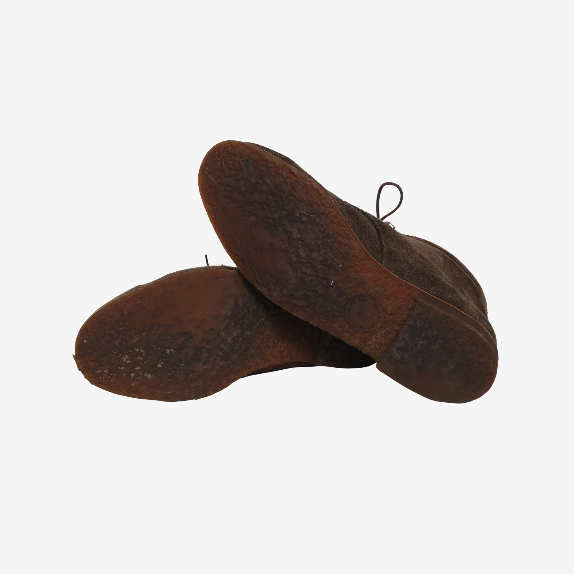 Suede Plain Toe Chukka Boots