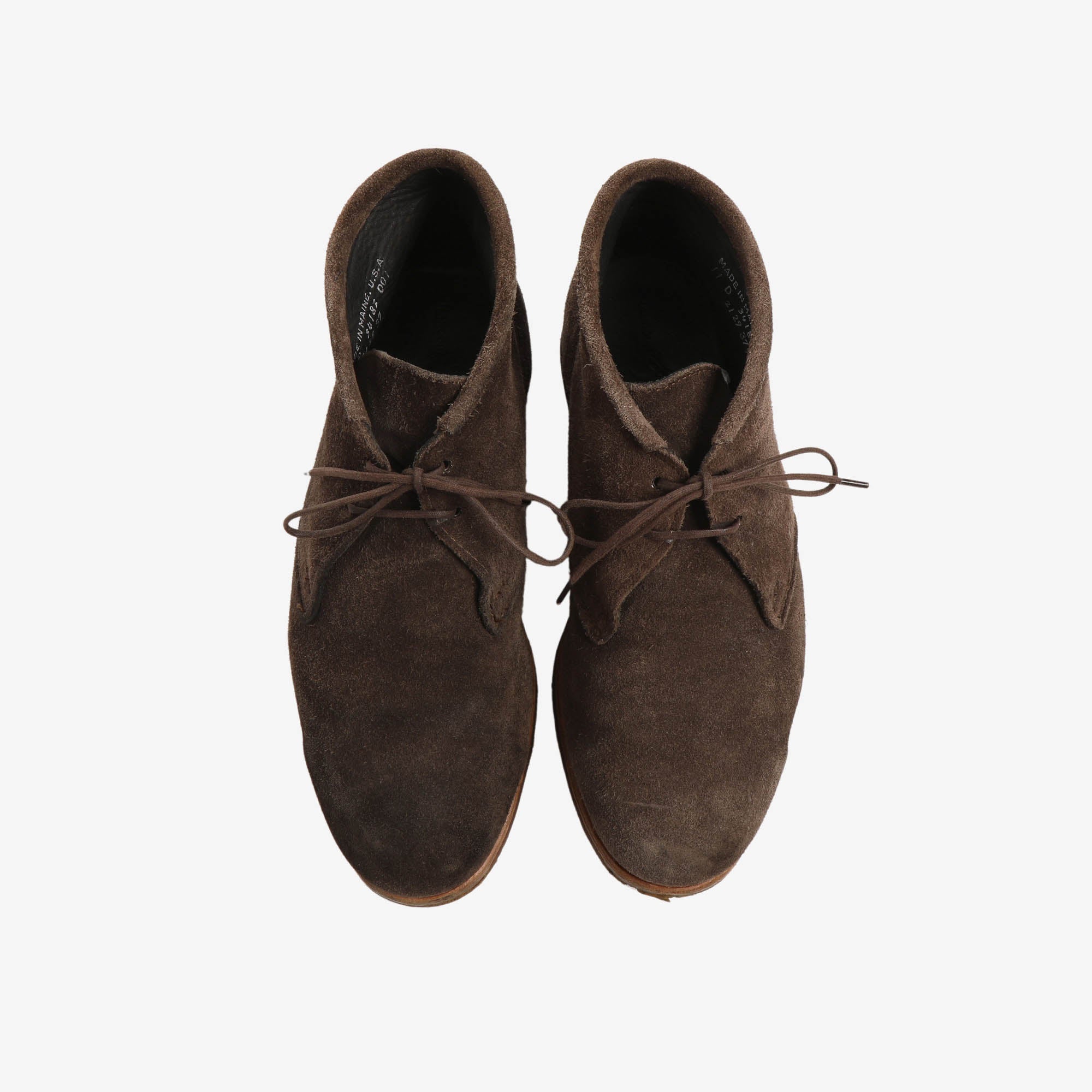 Suede Plain Toe Chukka Boots