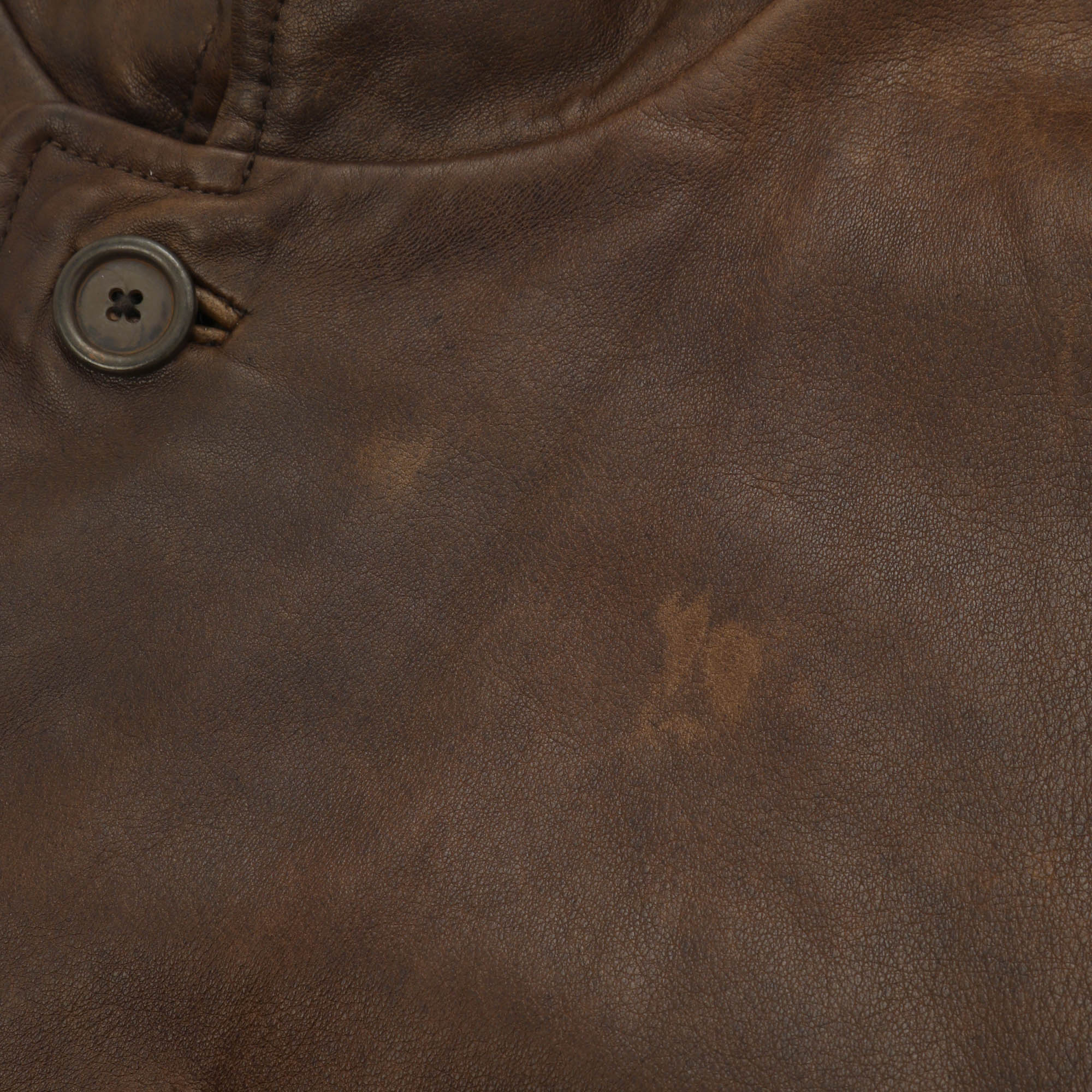 Stitch Seam Leather Jacket