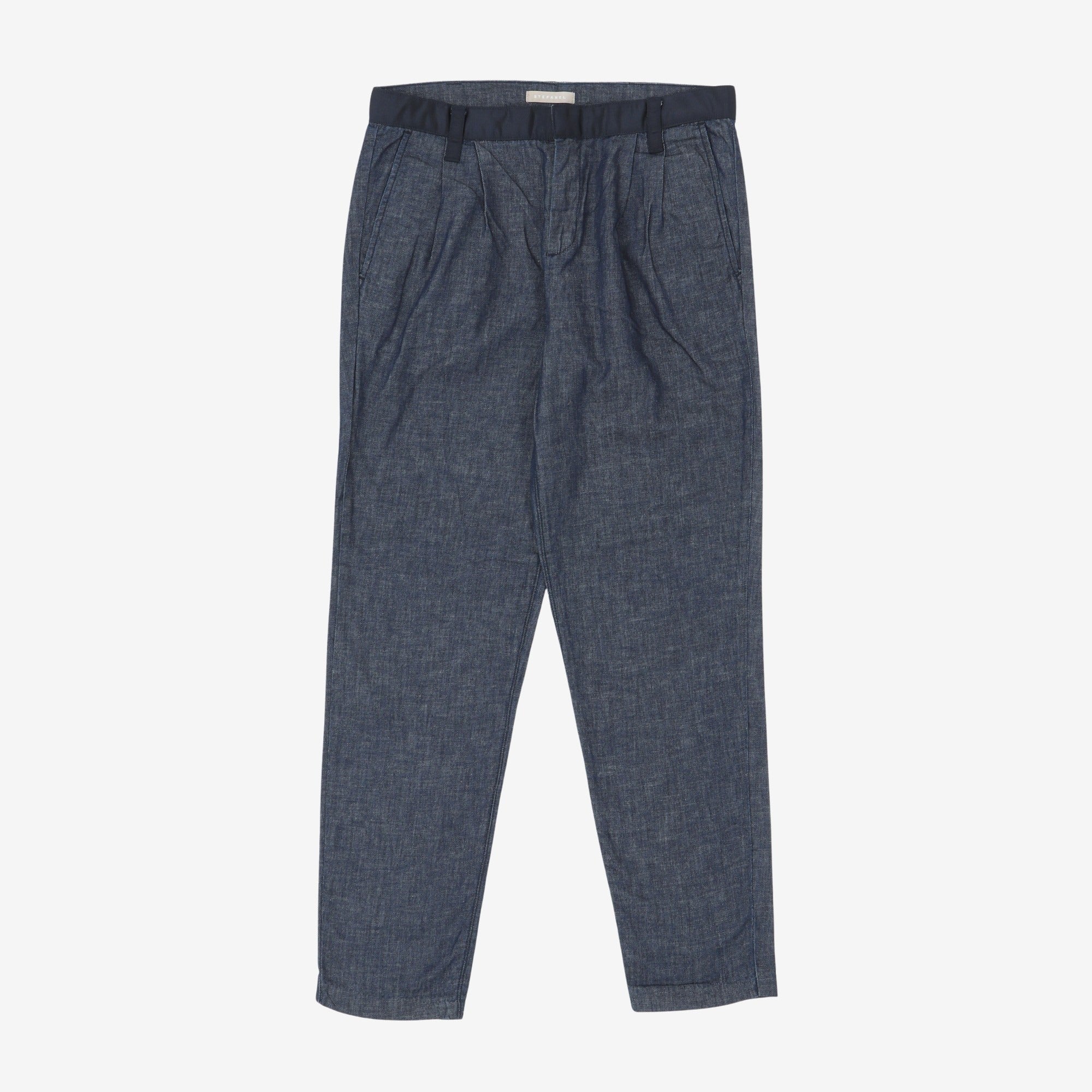 Cotton Blend Trousers (33W)