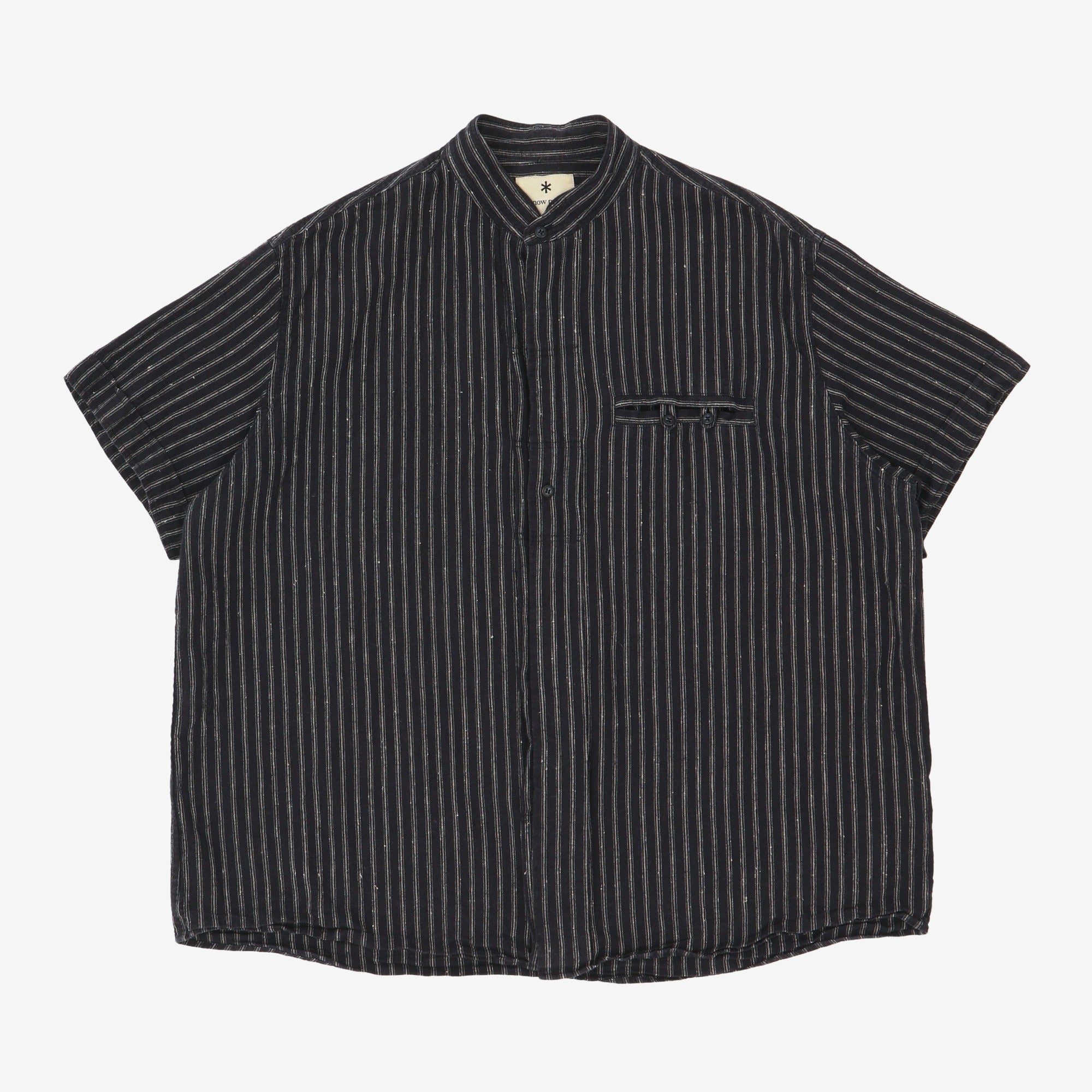 Collarless SS Shirt