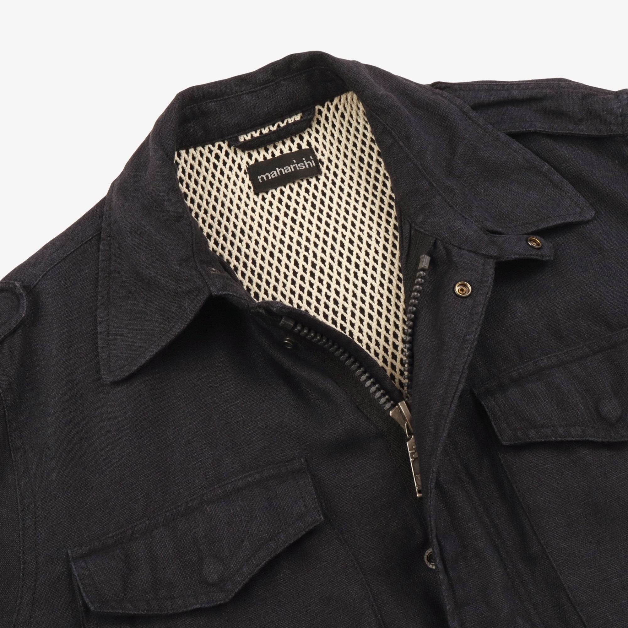 Washed Linen Embroidered Jacket