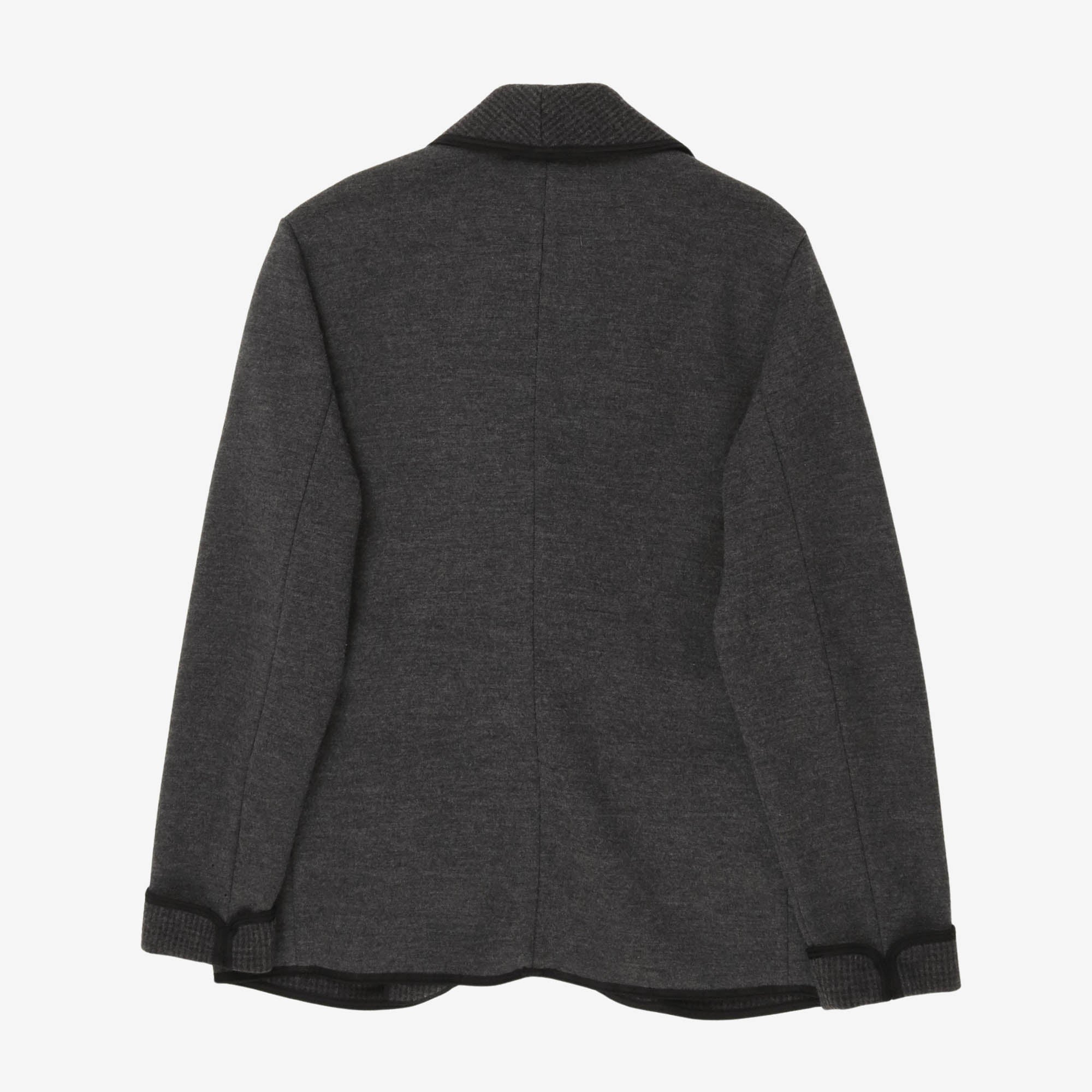 Wool Blend Smoking Jacket