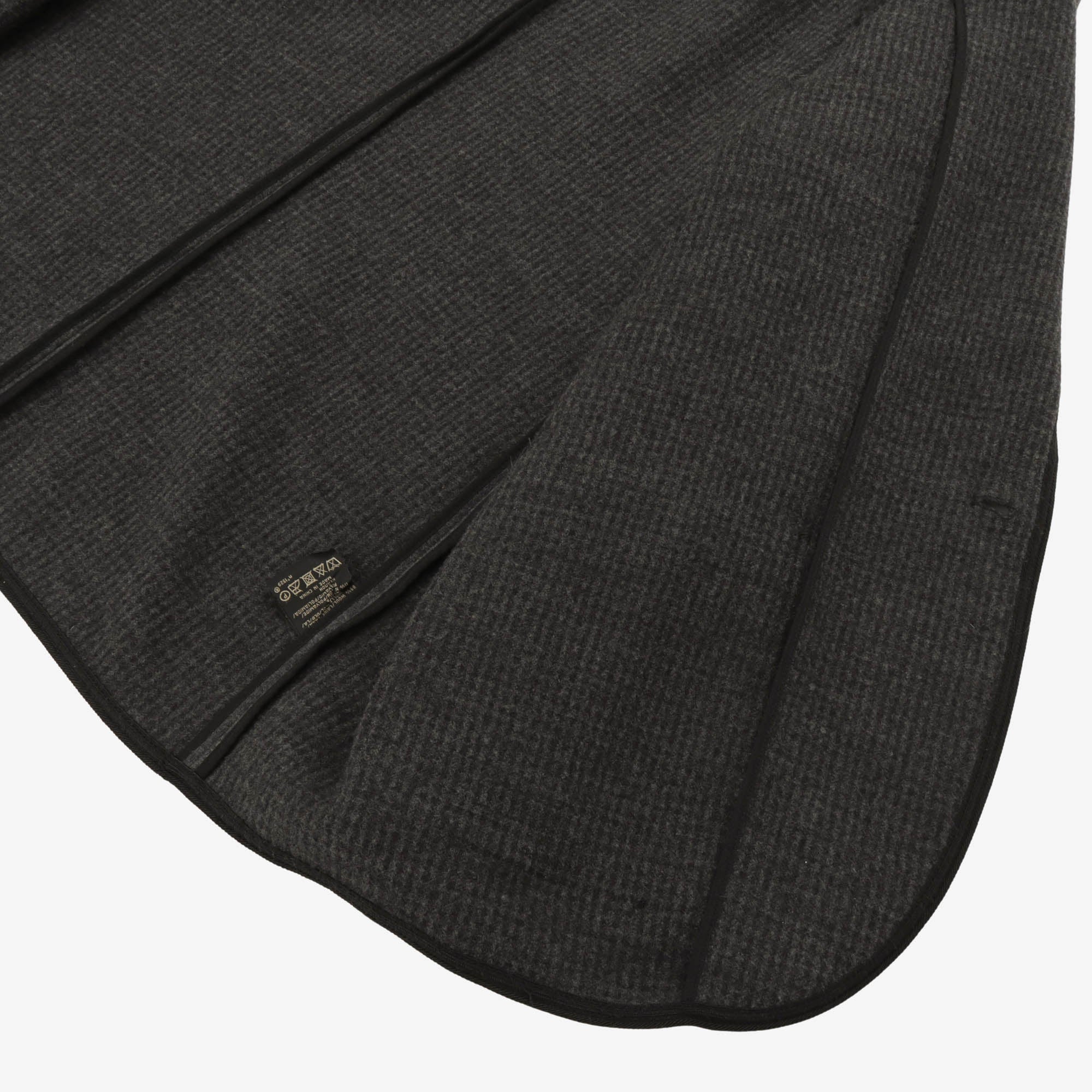 Wool Blend Smoking Jacket