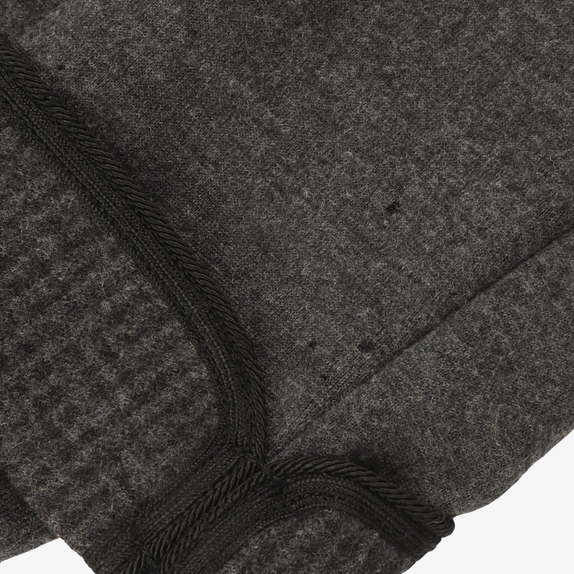 Wool Blend Smoking Jacket