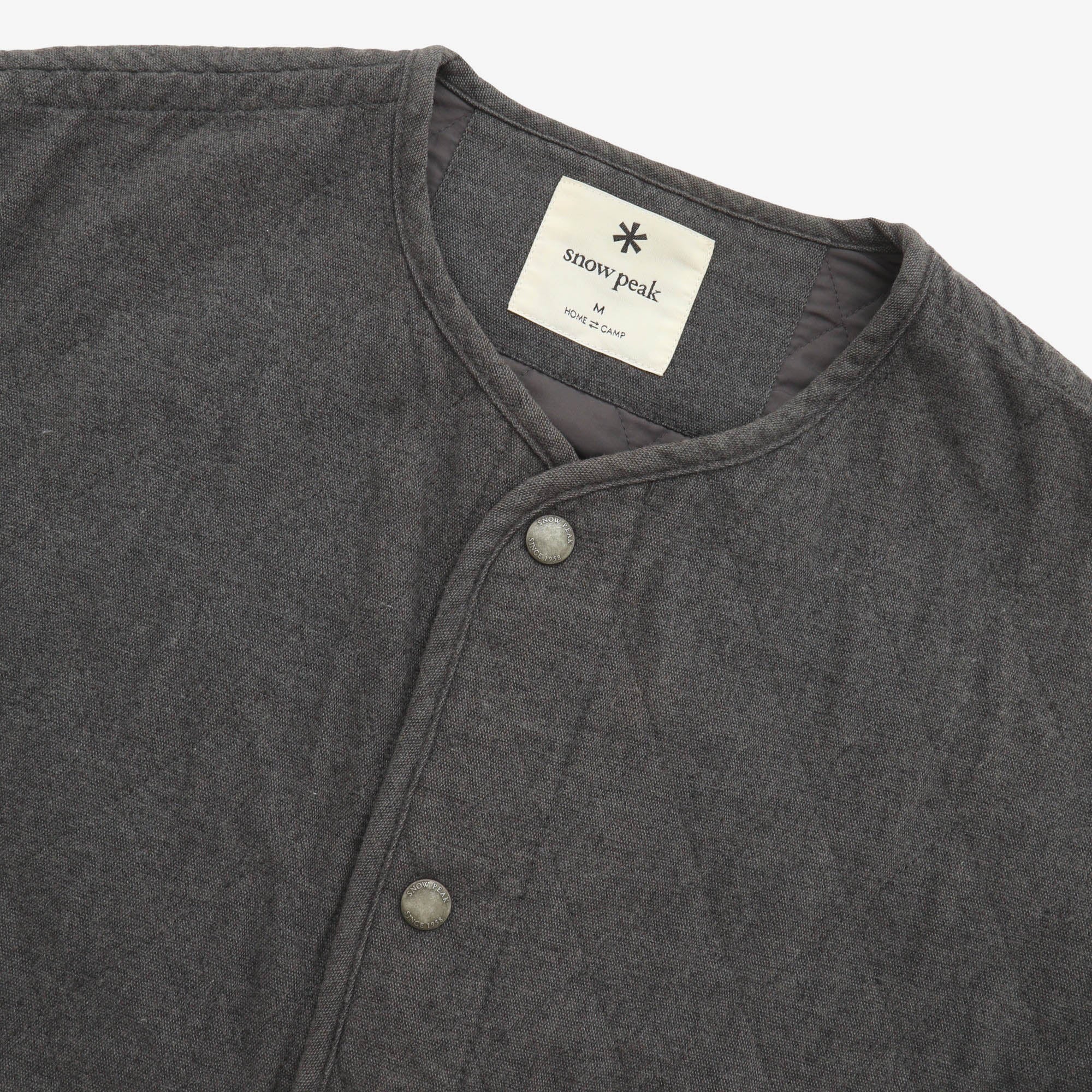 Quilted Flannel Cardigan Jacket