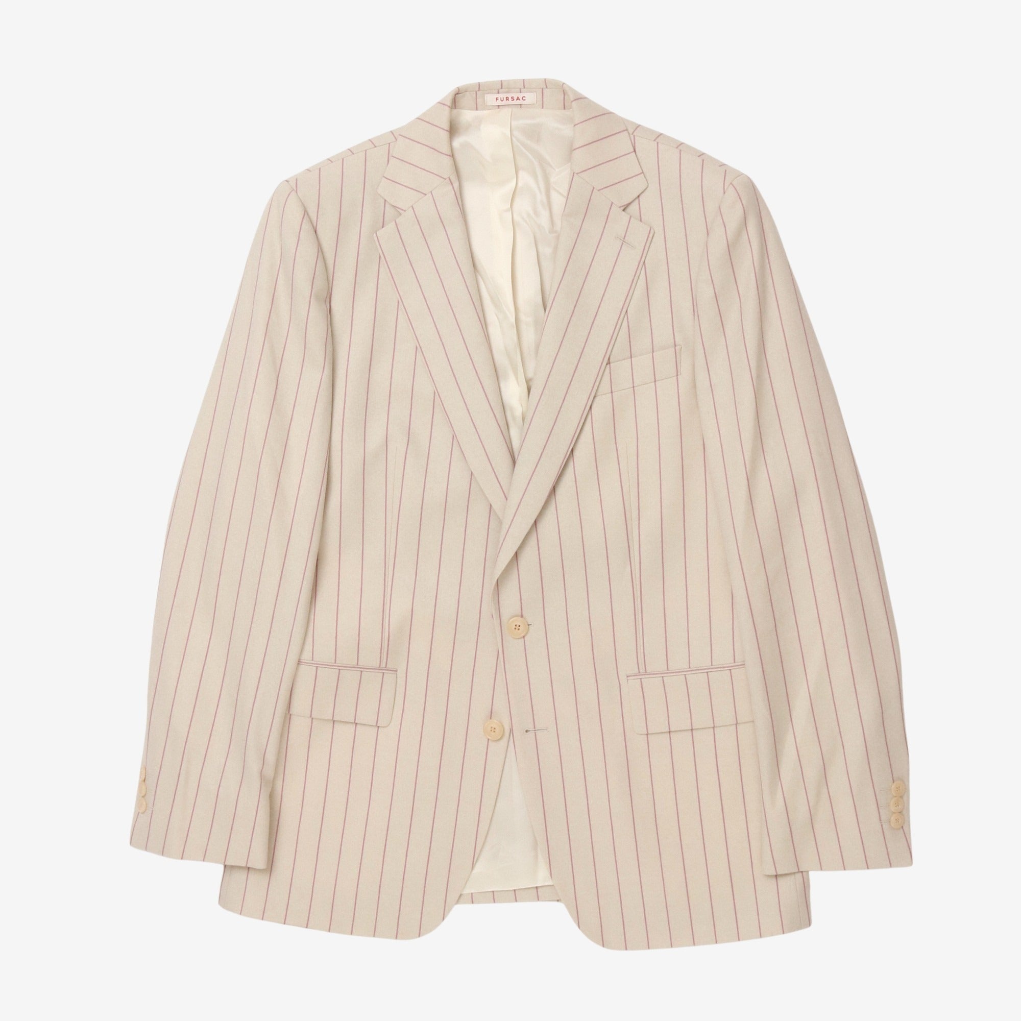 Wool Pinstripe DB Suit