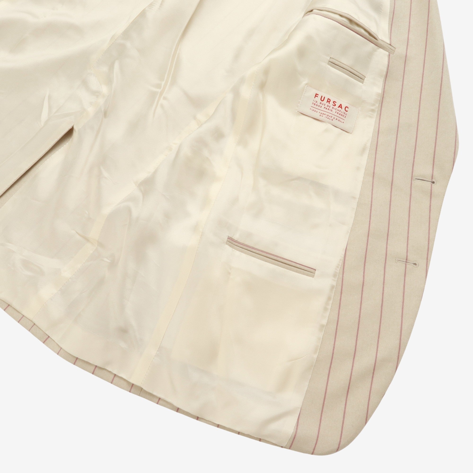 Wool Pinstripe DB Suit