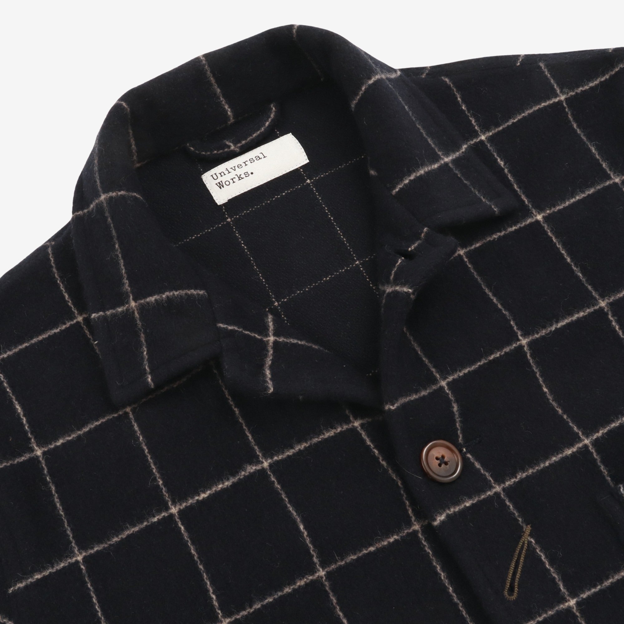 Wool Check Bakers Jacket