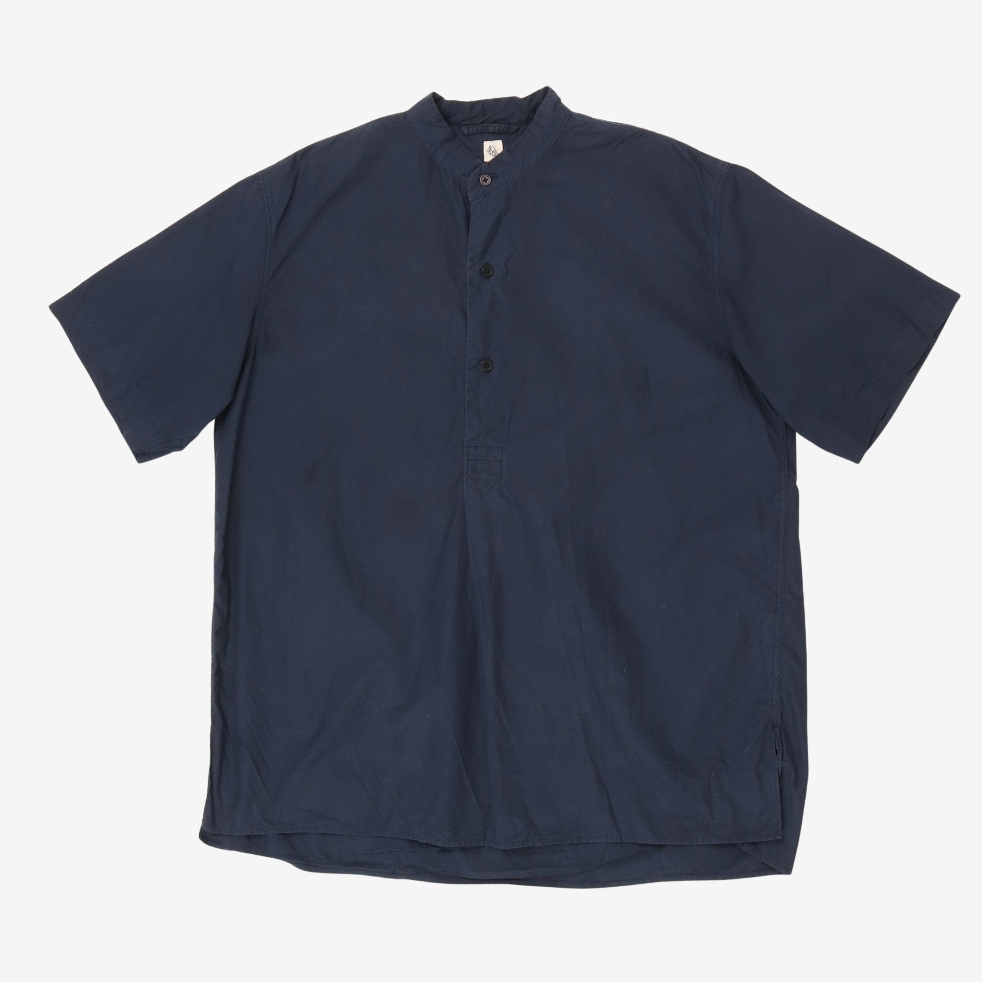 Stand Collar Pullover Shirt