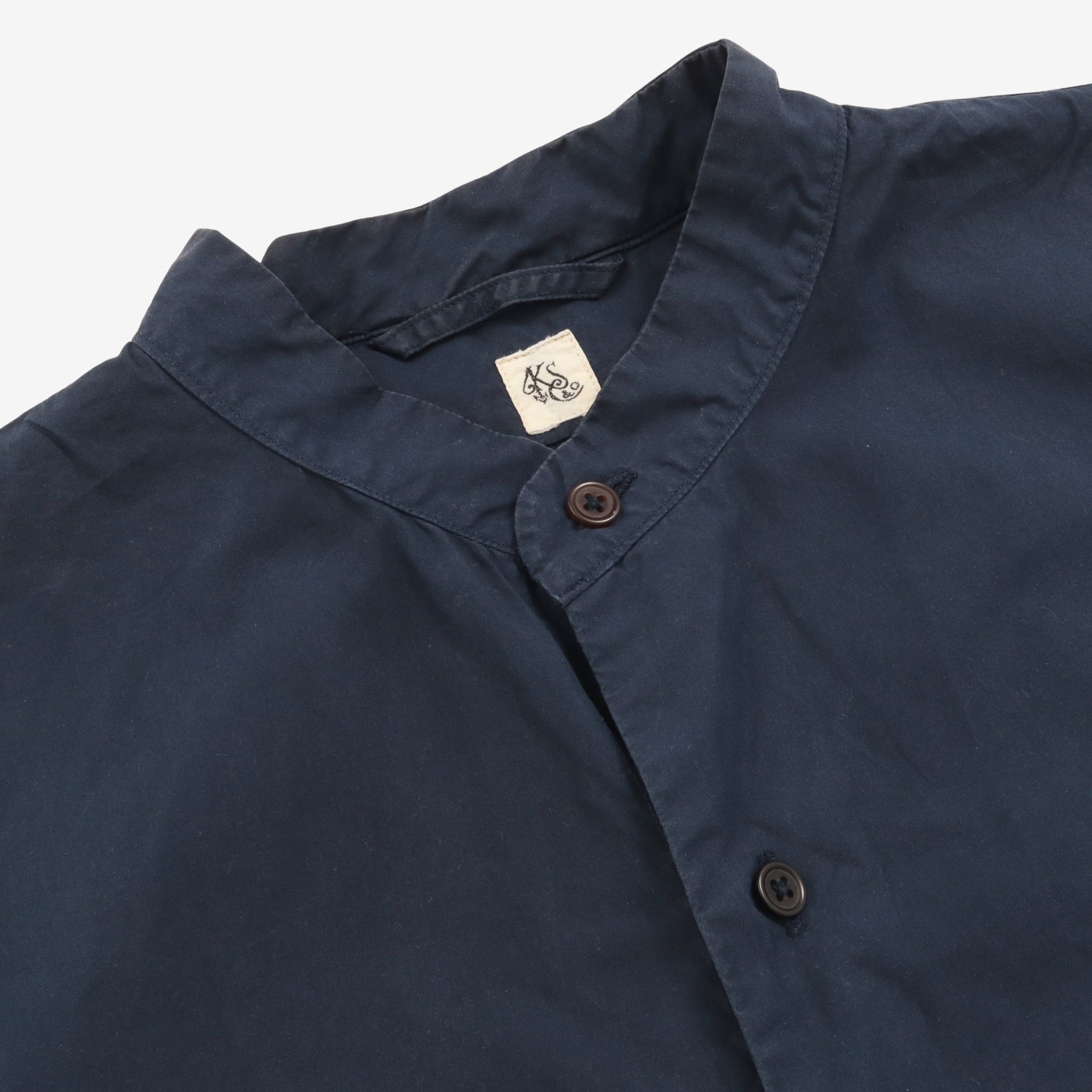 Stand Collar Pullover Shirt