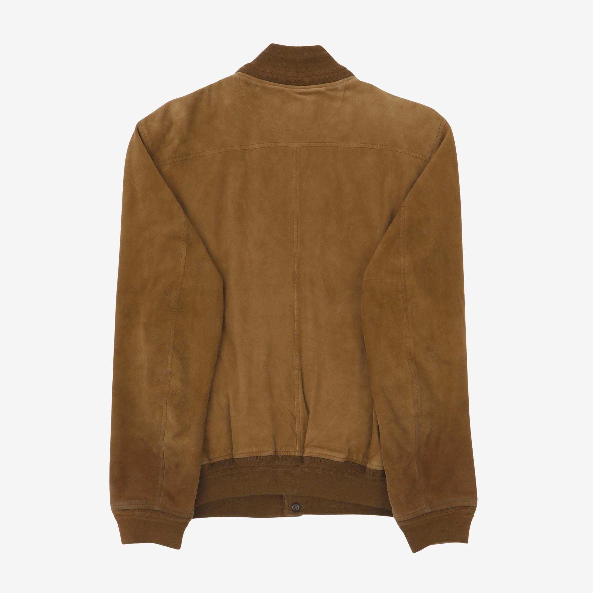 Suede Bomber Jacket