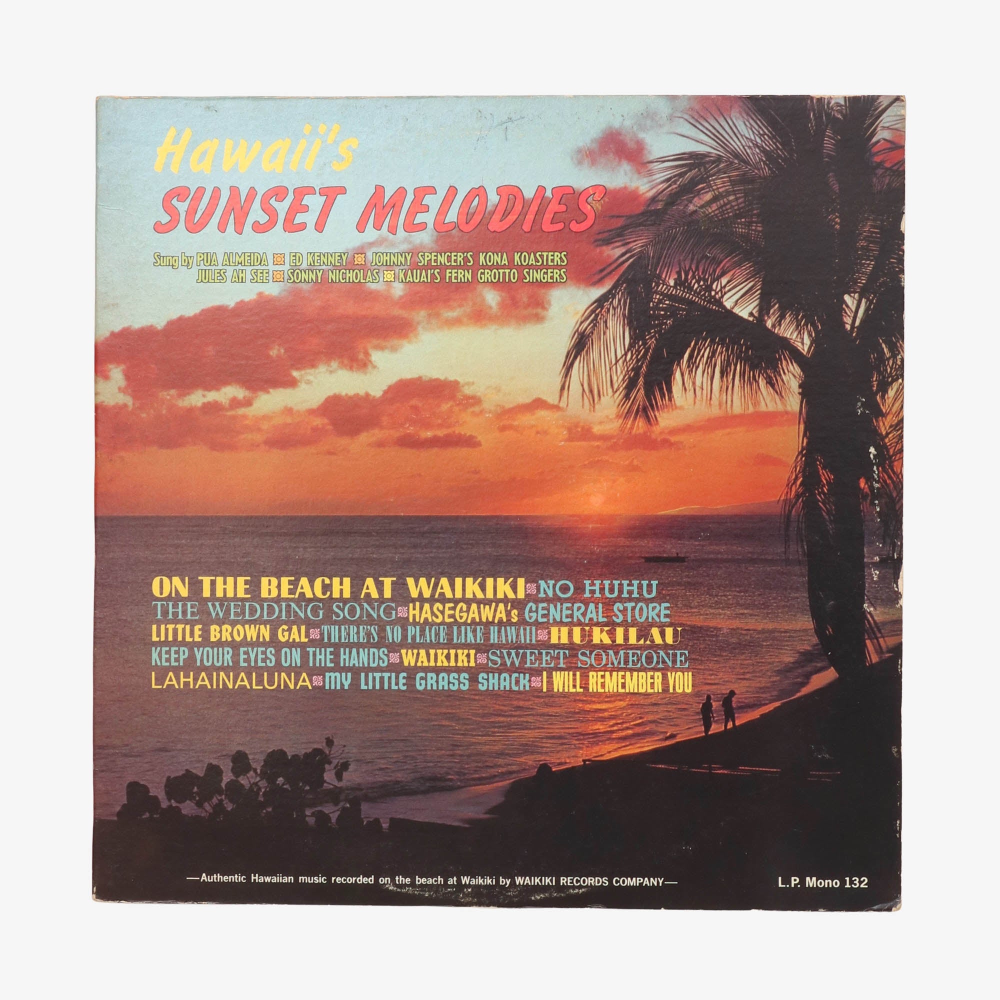 Hawaiis Sunset Melodies Record