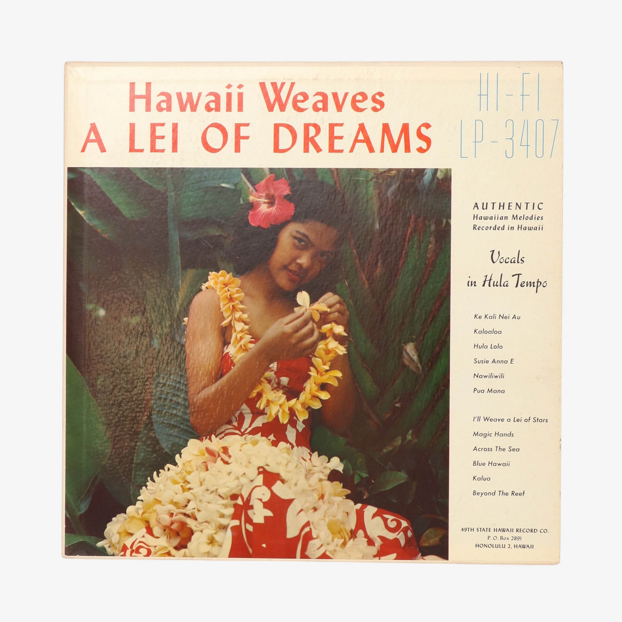 Hawaii Weaves A Lei of Dreams Record