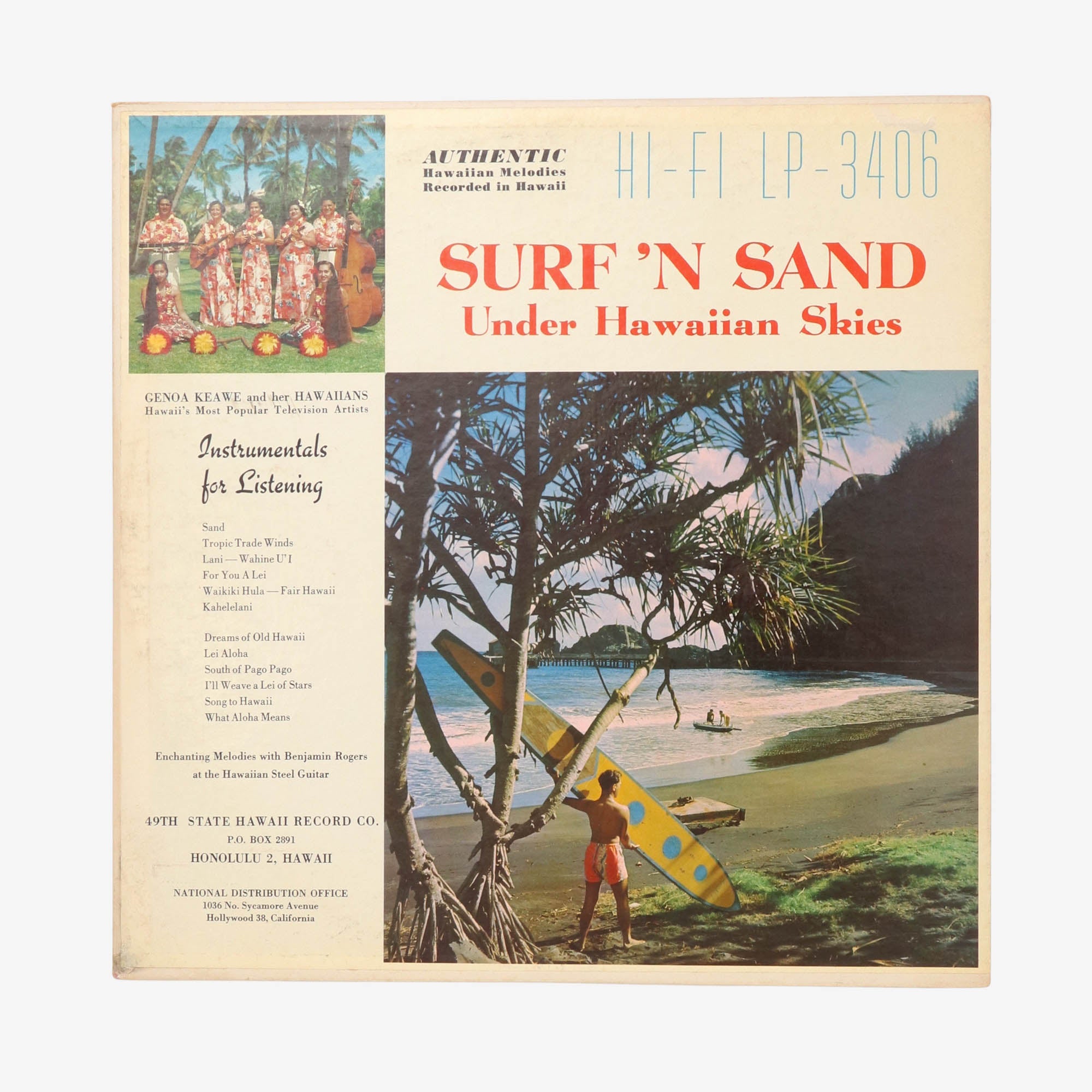 Surf n Sand Hawaiian Record