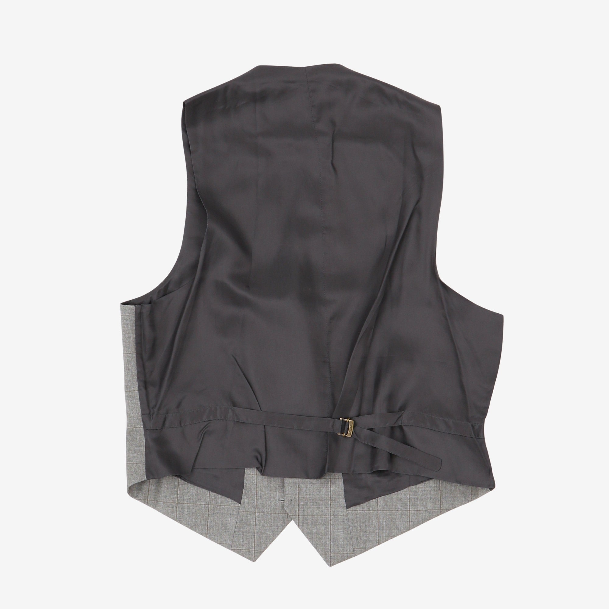 3-Piece Wool Check Suit