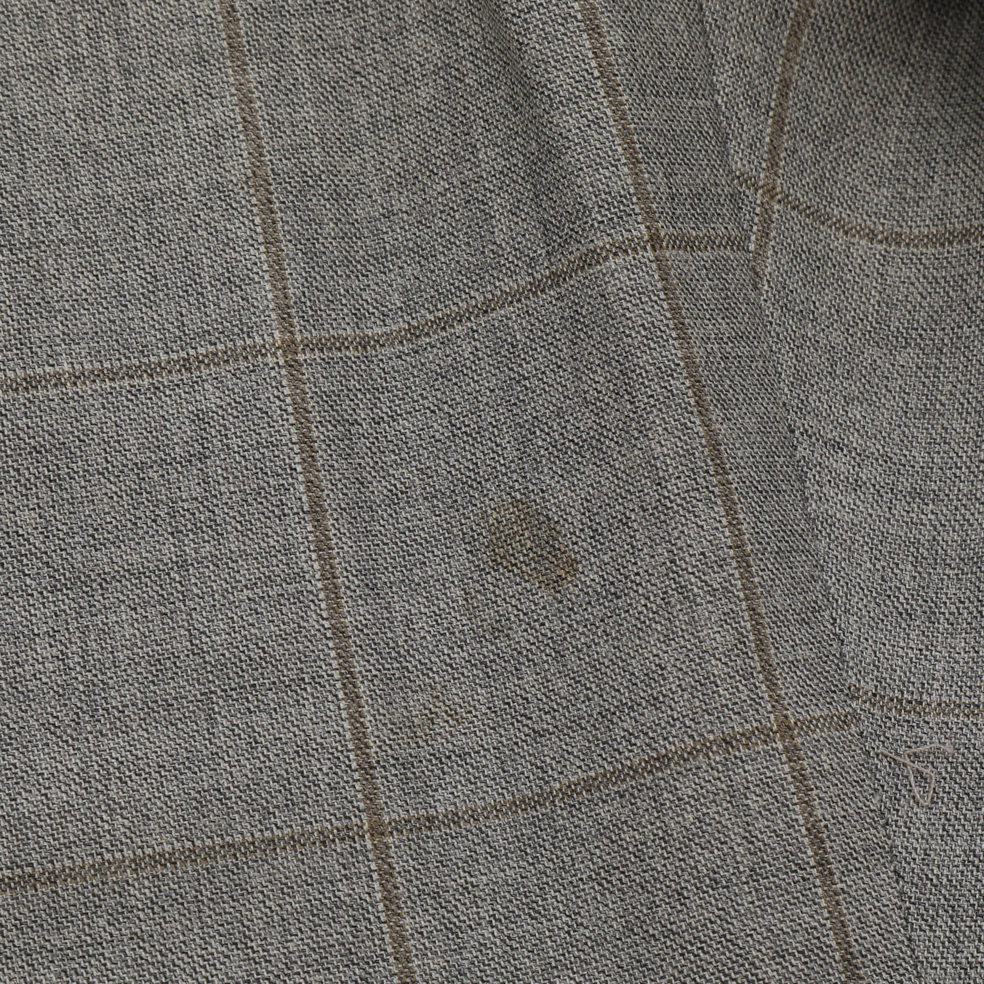 3-Piece Wool Check Suit