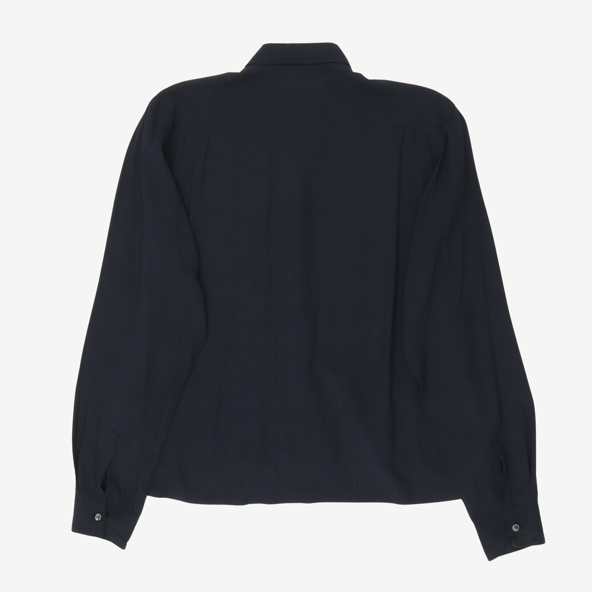 Wool Blend Knit Shirt