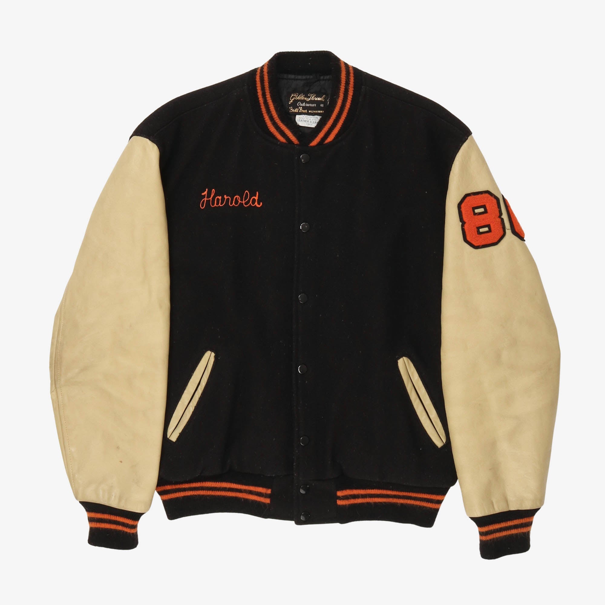 Golden Threads Varsity Jacket