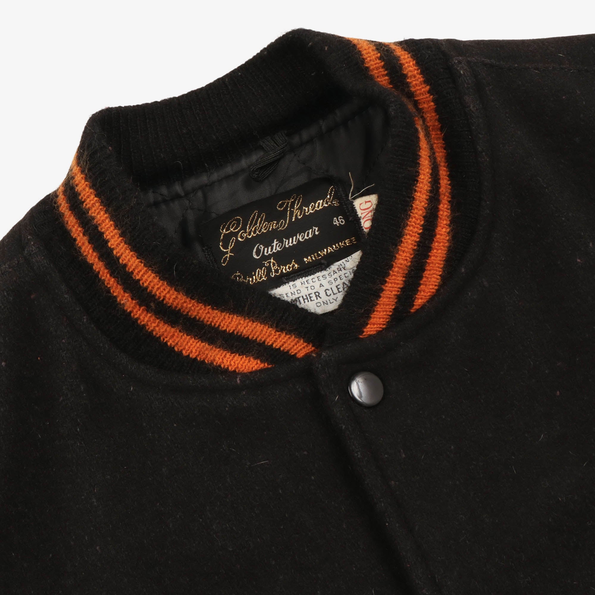 Golden Threads Varsity Jacket