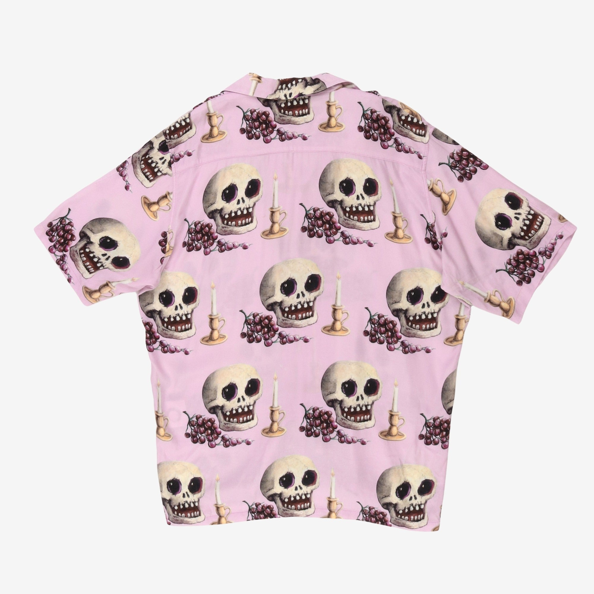 Skeleton Head Print Shirt