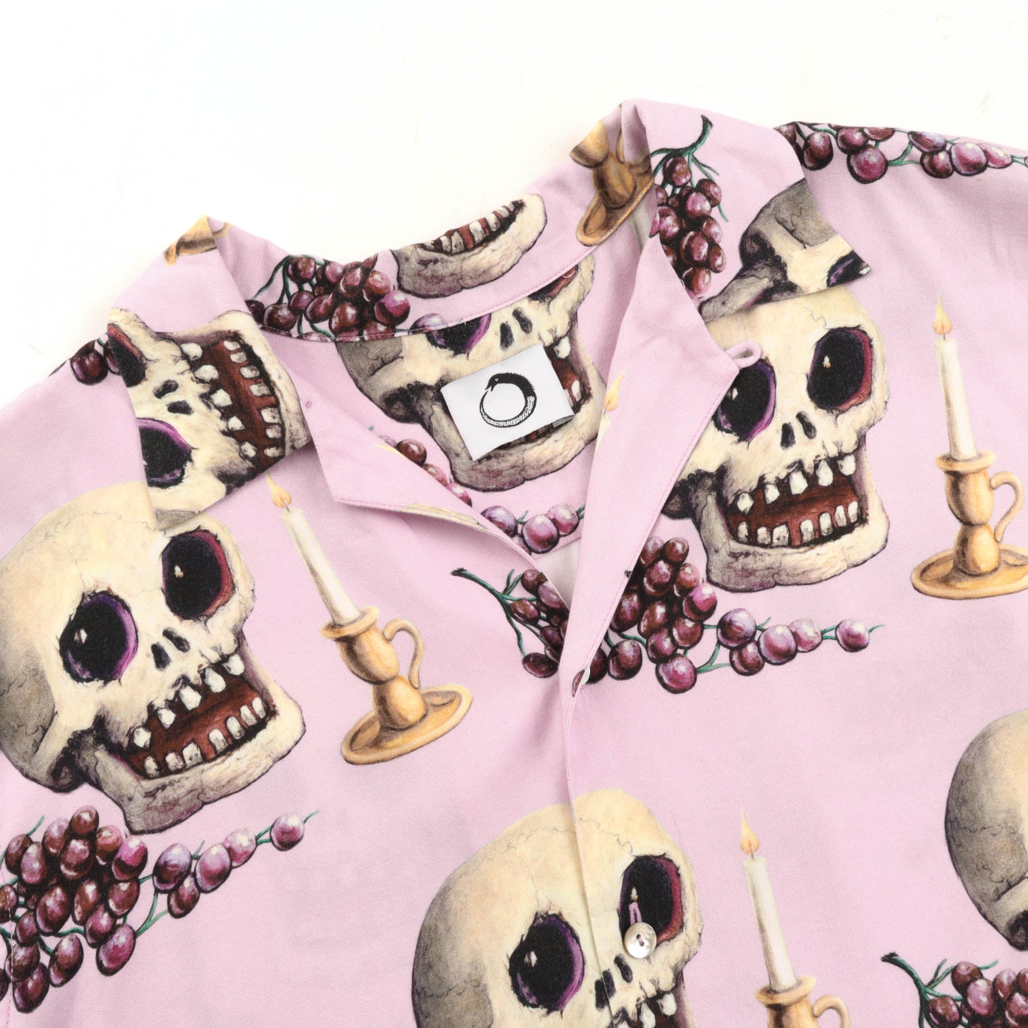 Skeleton Head Print Shirt